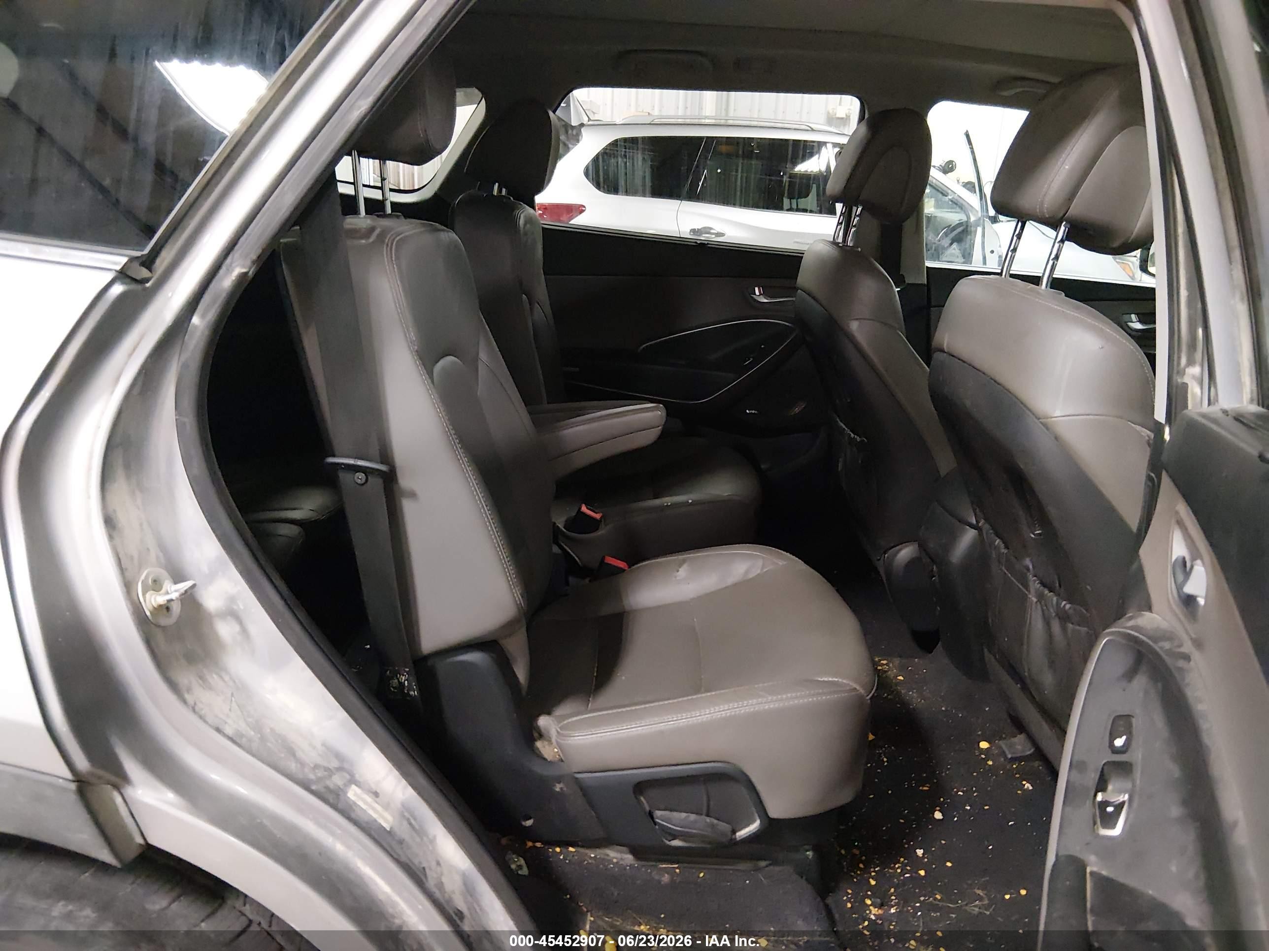 2015 Hyundai Santa Fe Limited Серый vin: KM8SRDHF8FU104599