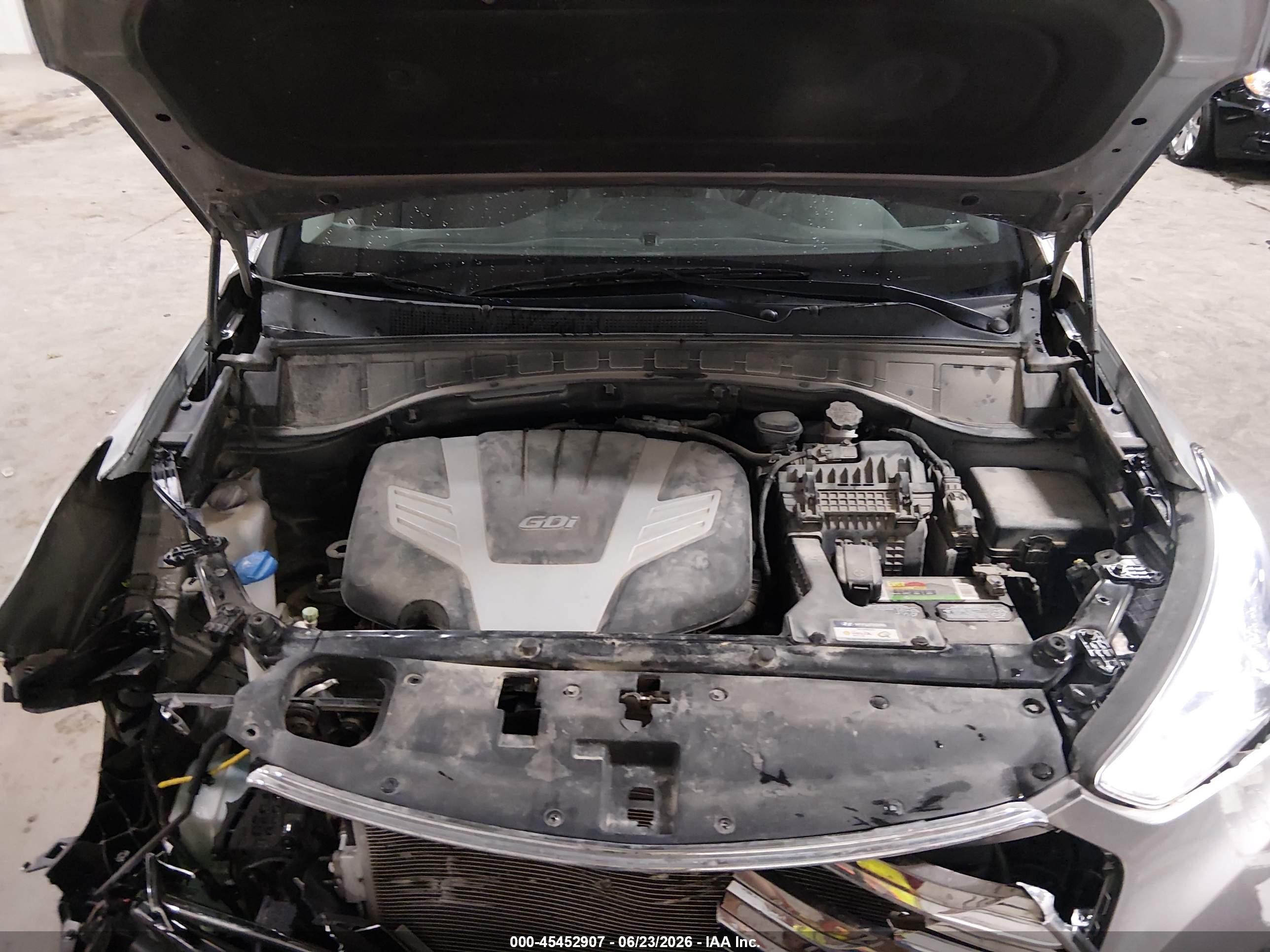 2015 Hyundai Santa Fe Limited Серый vin: KM8SRDHF8FU104599