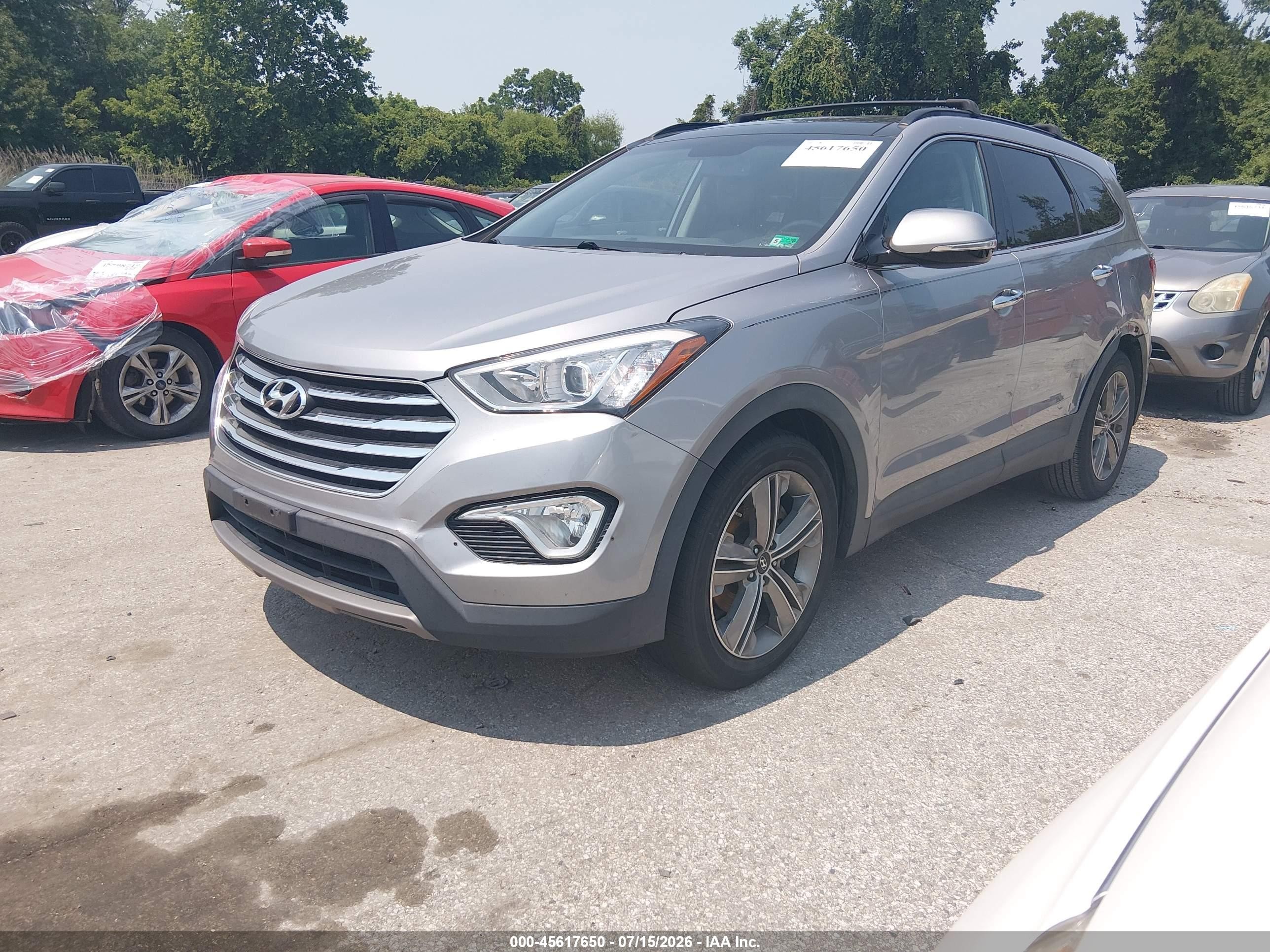 2013 Hyundai Santa Fe Limited Gray vin: KM8SRDHF9DU004668