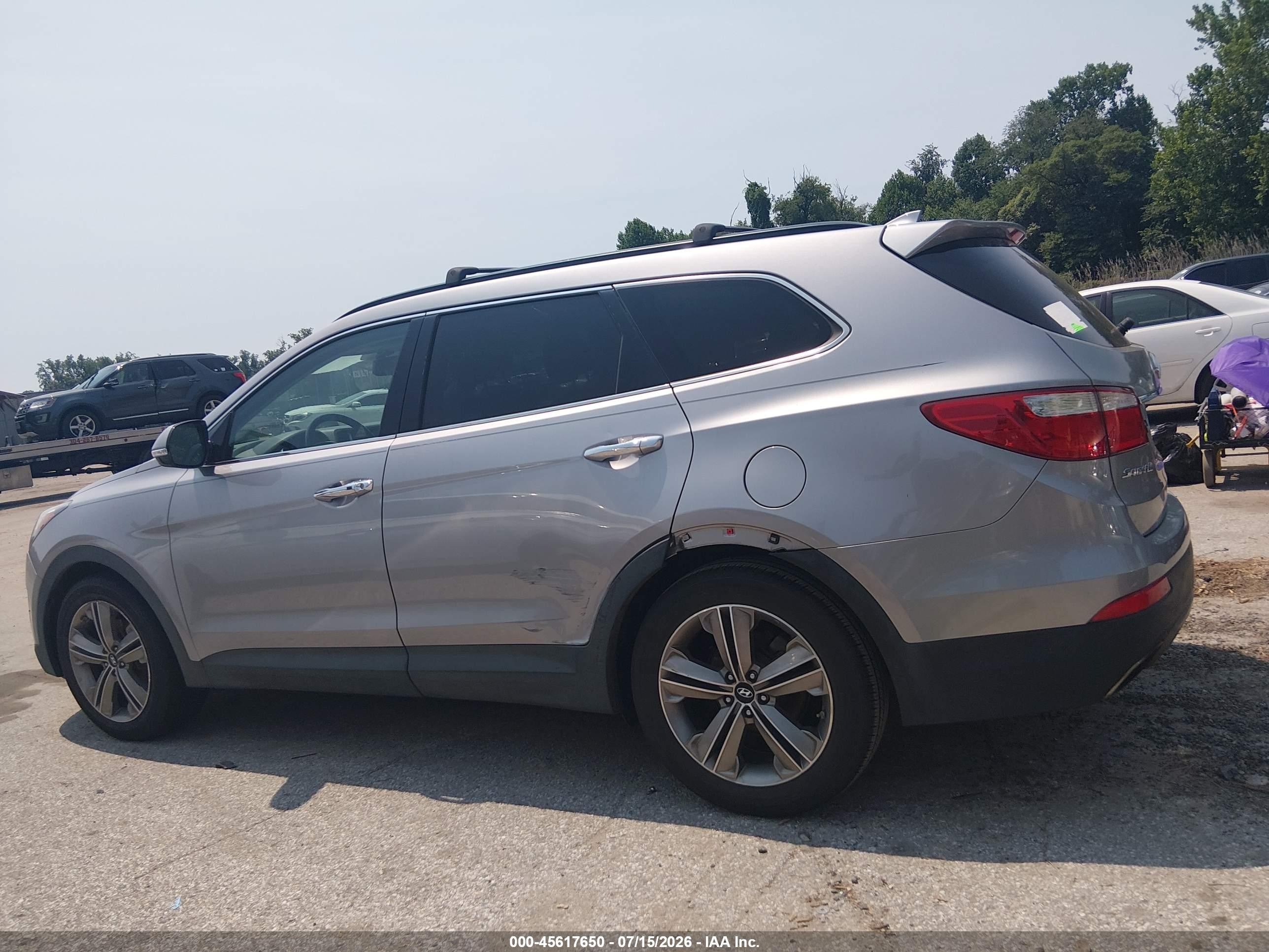 2013 Hyundai Santa Fe Limited Gray vin: KM8SRDHF9DU004668