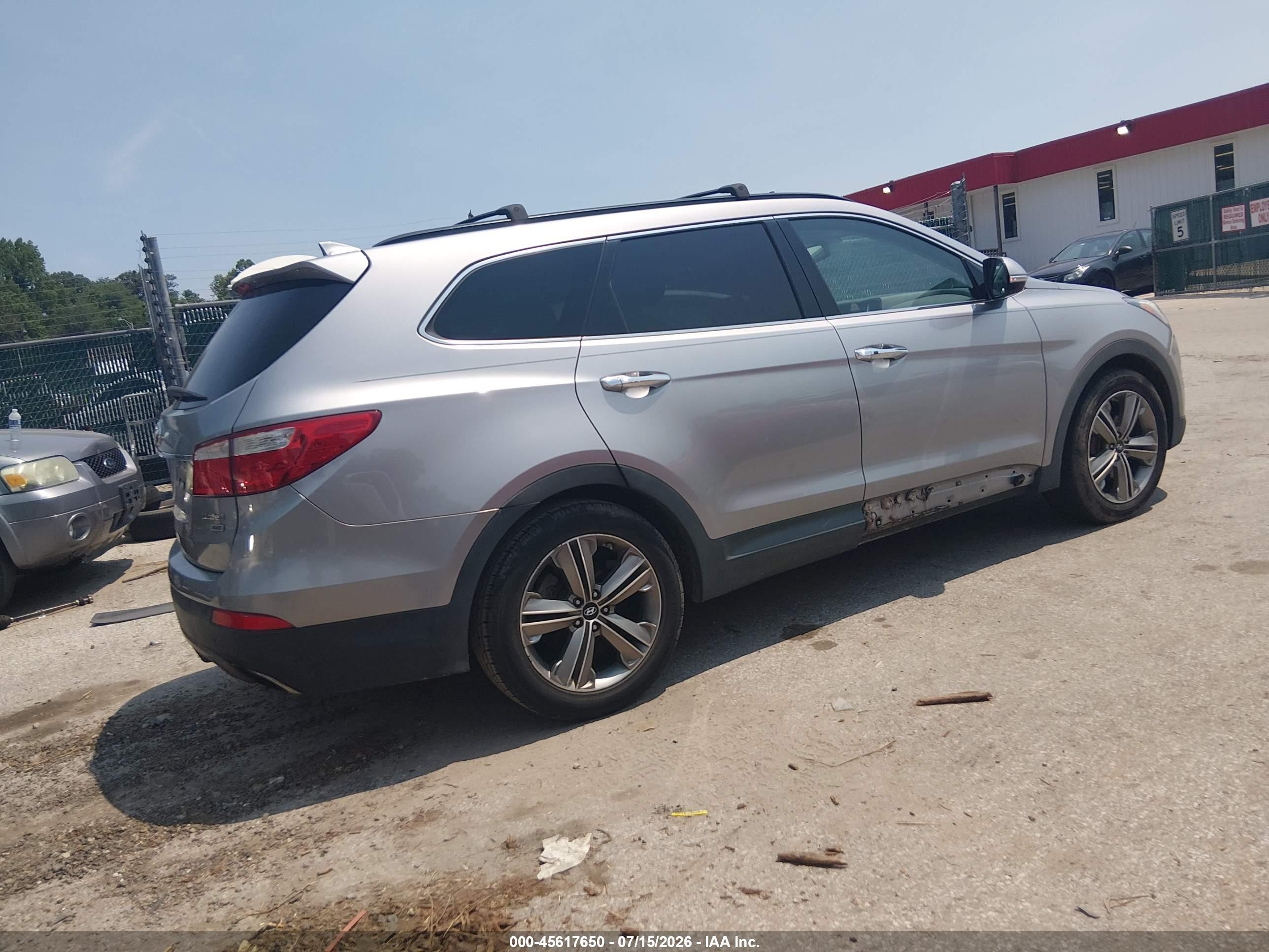 2013 Hyundai Santa Fe Limited Gray vin: KM8SRDHF9DU004668