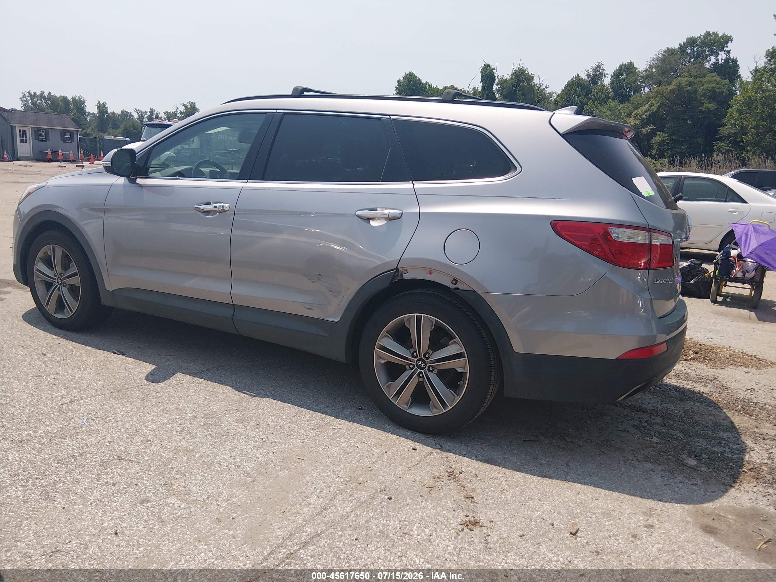 2013 Hyundai Santa Fe Limited Gray vin: KM8SRDHF9DU004668