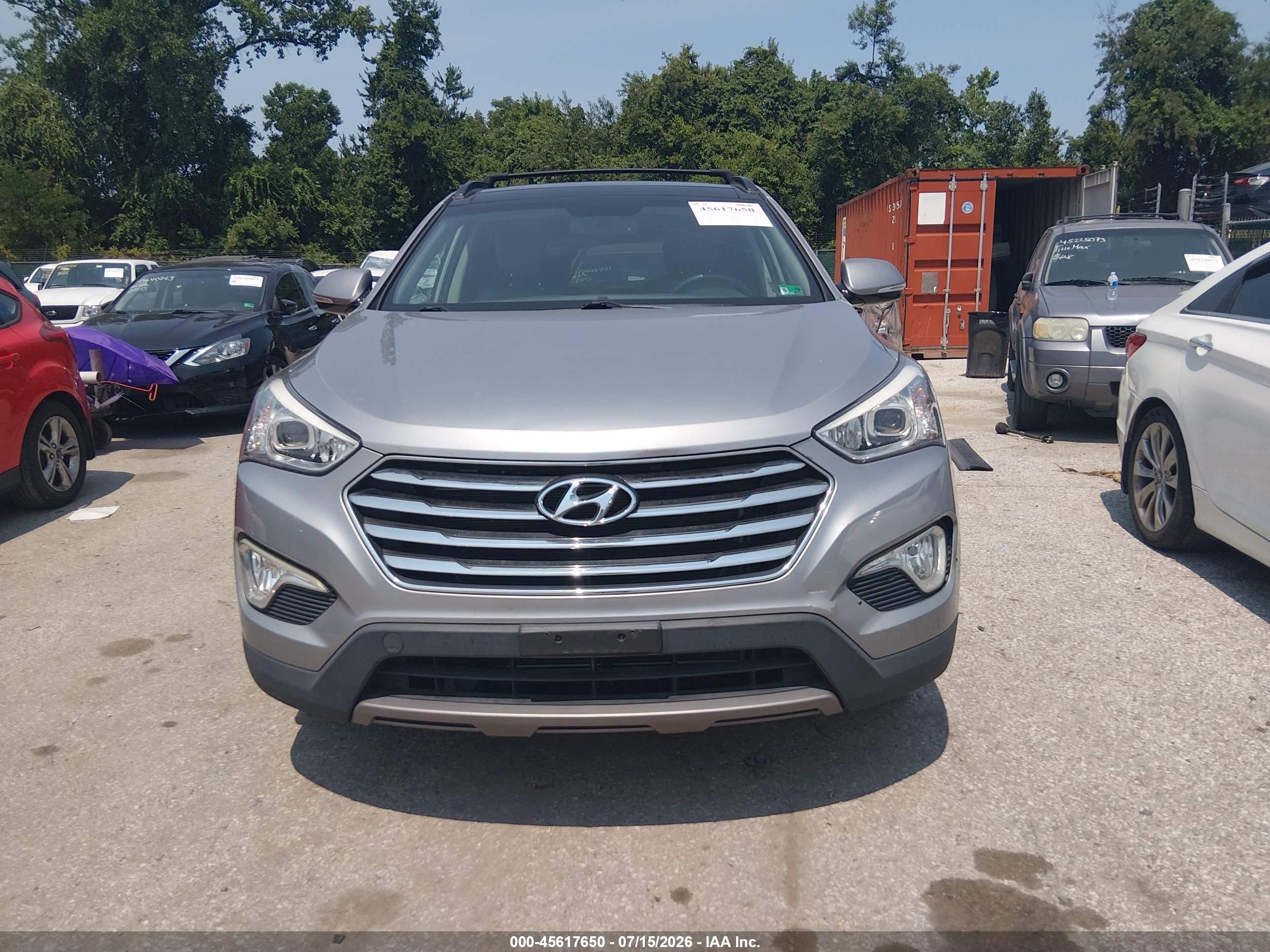 2013 Hyundai Santa Fe Limited Gray vin: KM8SRDHF9DU004668
