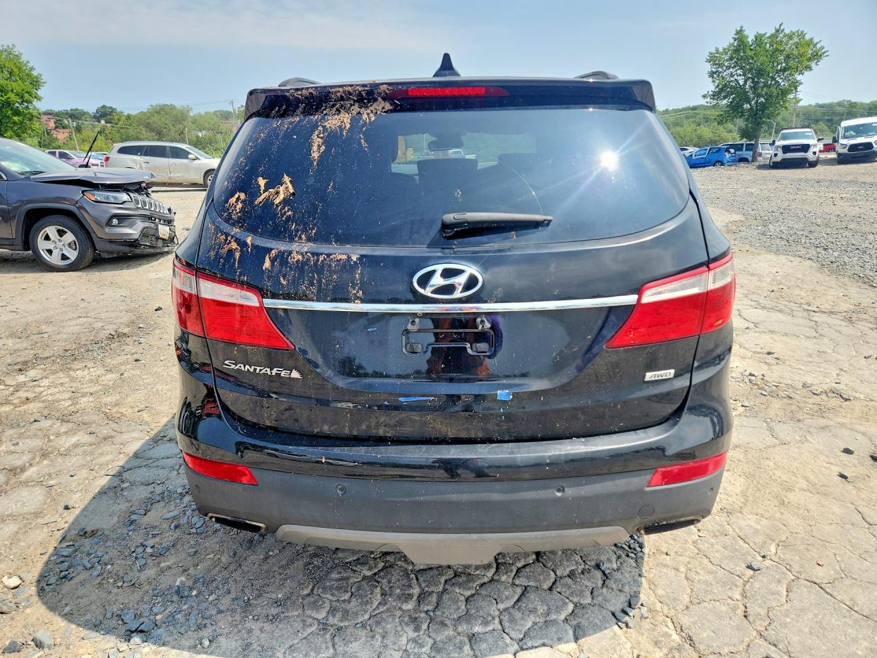 2014 Hyundai Santa Fe Gls Black vin: KM8SRDHF9EU045643