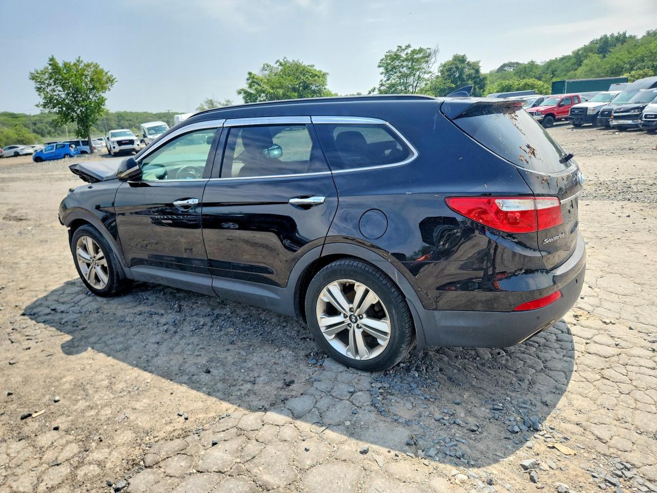 2014 Hyundai Santa Fe Gls Black vin: KM8SRDHF9EU045643