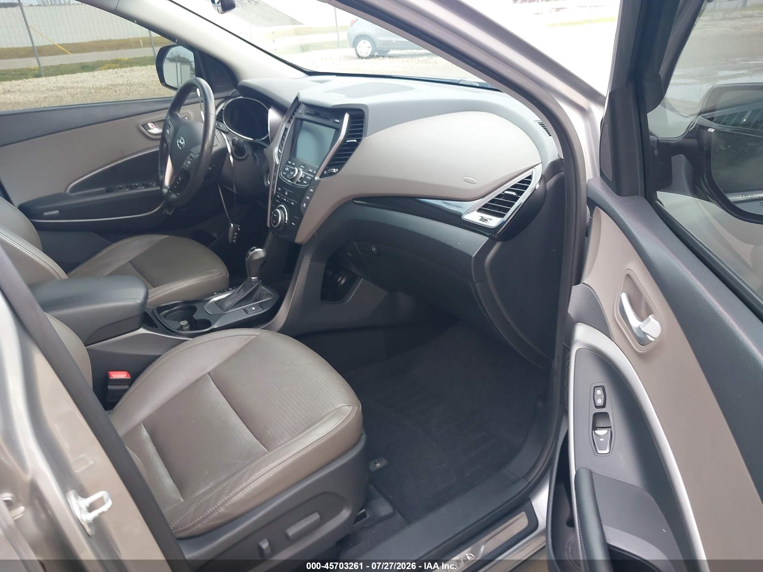 2014 Hyundai Santa Fe Gls Silver vin: KM8SRDHF9EU063379