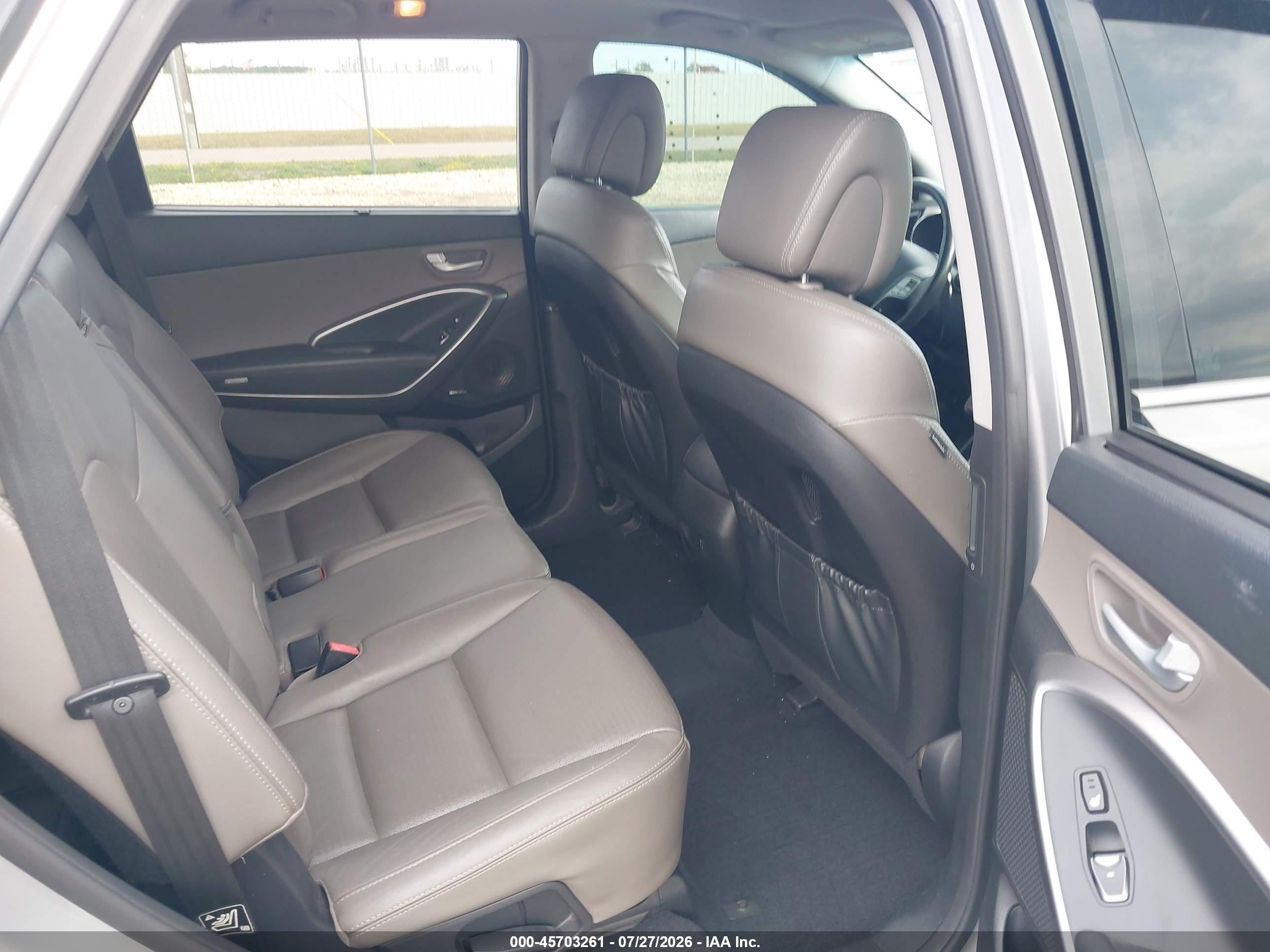 2014 Hyundai Santa Fe Gls Silver vin: KM8SRDHF9EU063379