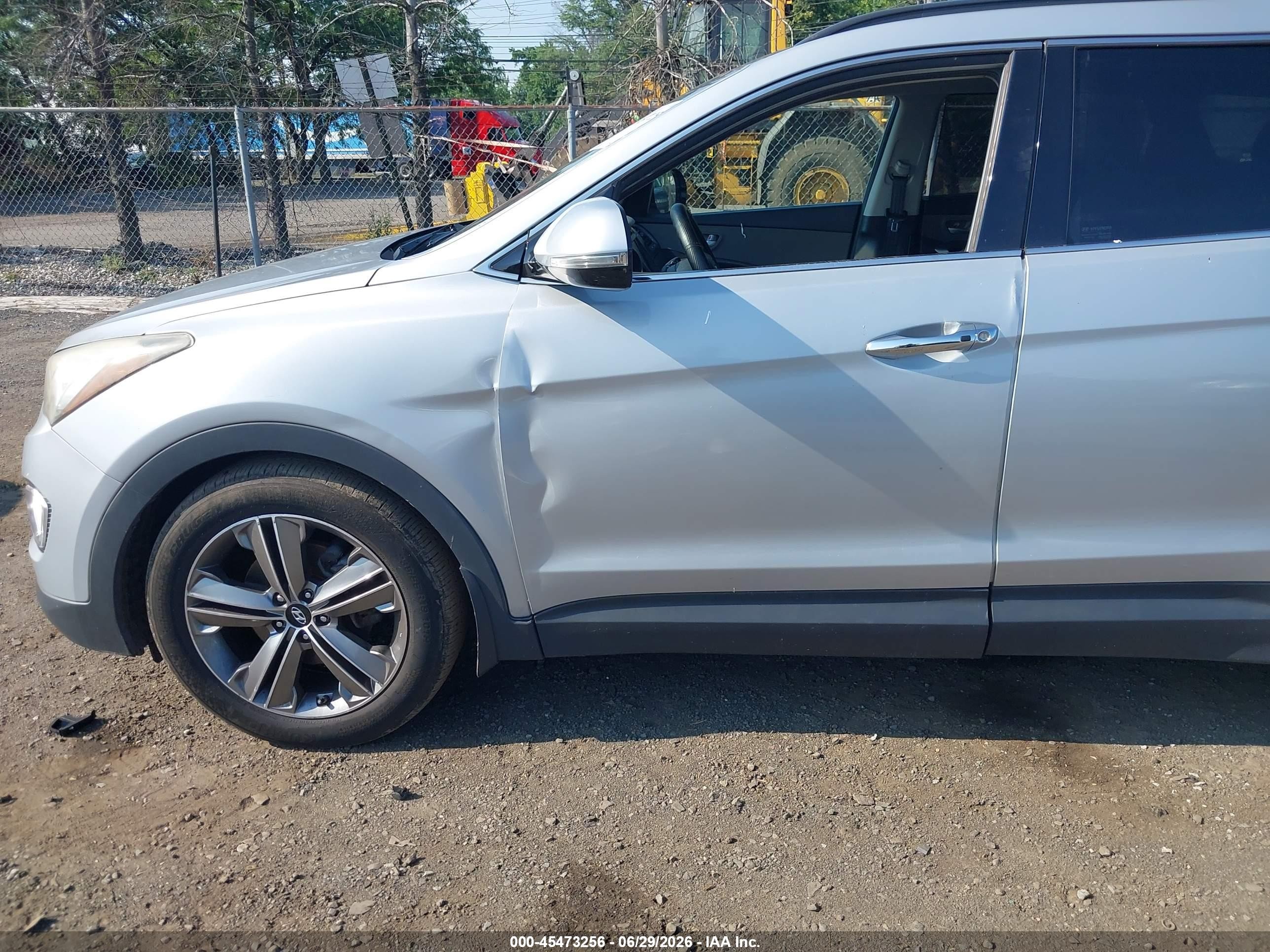 2014 Hyundai Santa Fe Gls Gray vin: KM8SRDHF9EU079419