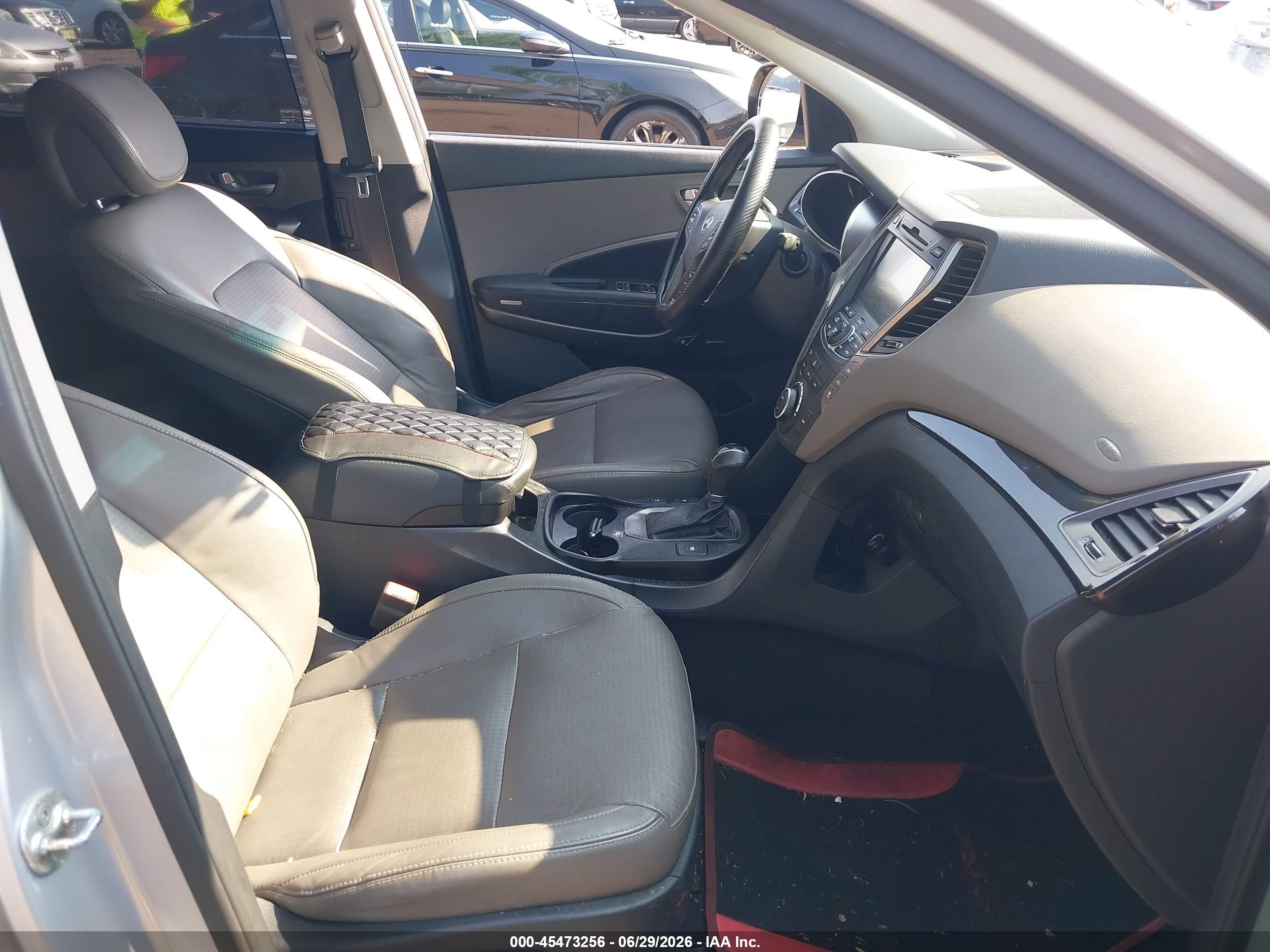 2014 Hyundai Santa Fe Gls Gray vin: KM8SRDHF9EU079419