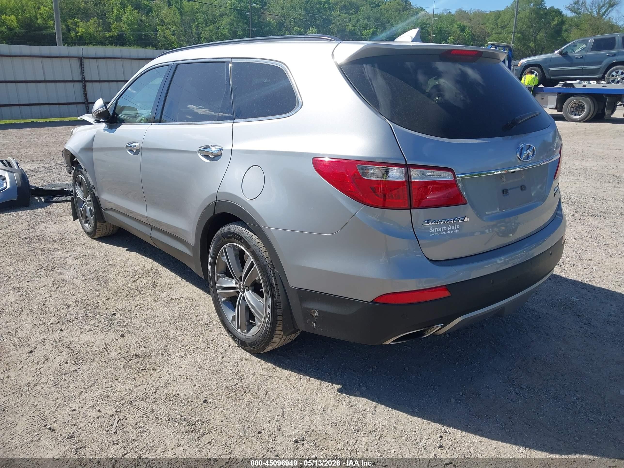 2015 Hyundai Santa Fe Limited Gray vin: KM8SRDHF9FU103770