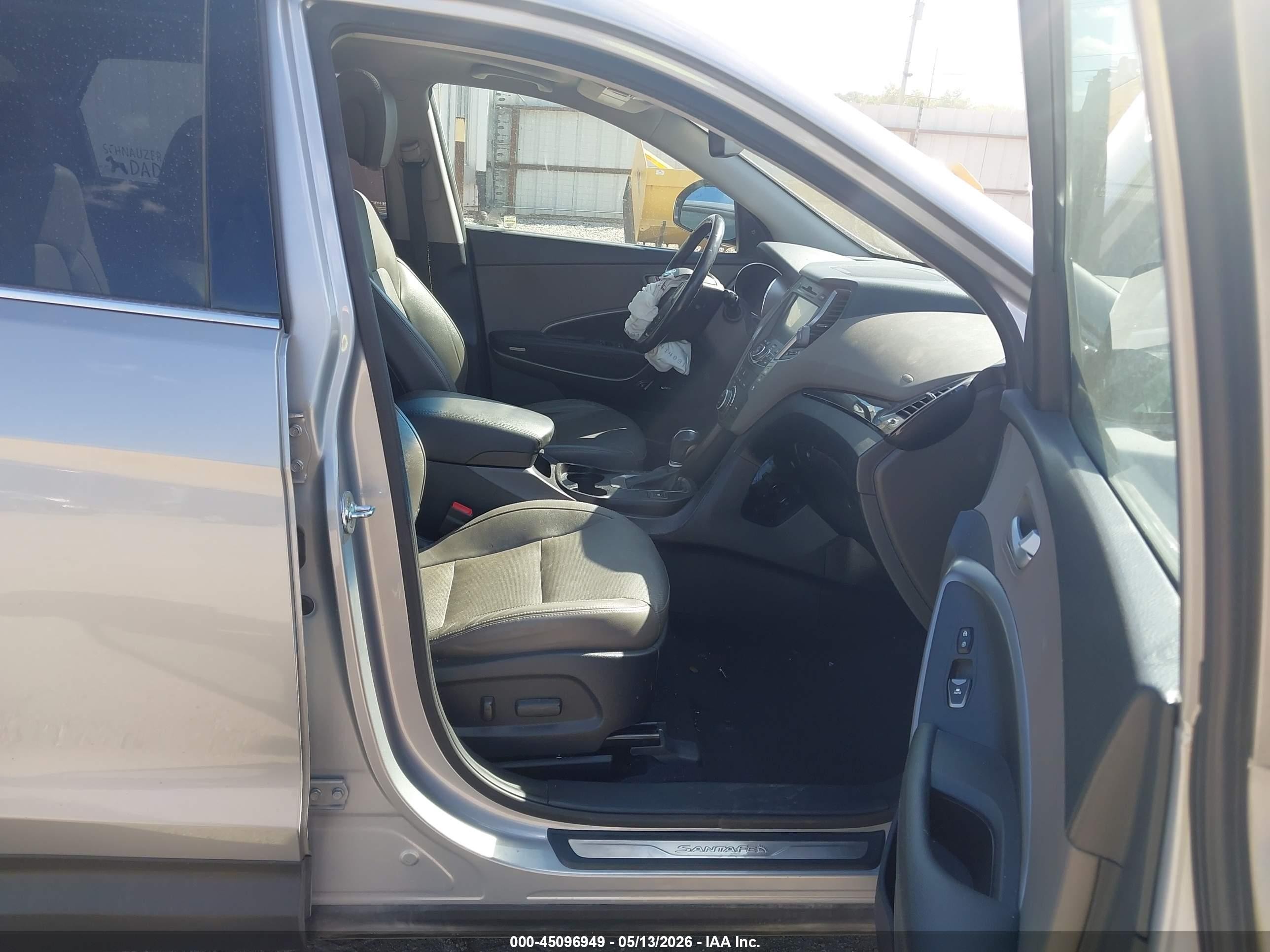 2015 Hyundai Santa Fe Limited Gray vin: KM8SRDHF9FU103770