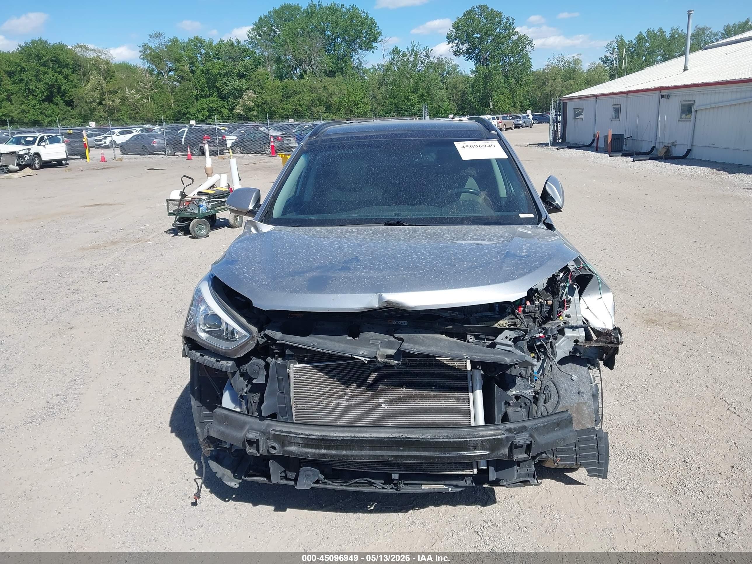 2015 Hyundai Santa Fe Limited Gray vin: KM8SRDHF9FU103770