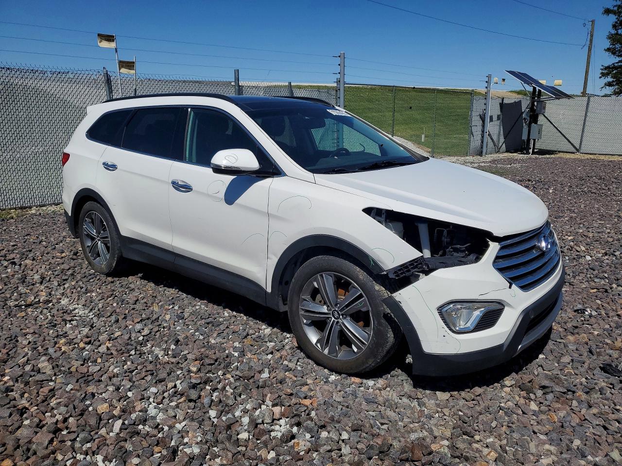 2015 Hyundai Santa Fe Limited White vin: KM8SRDHF9FU115658