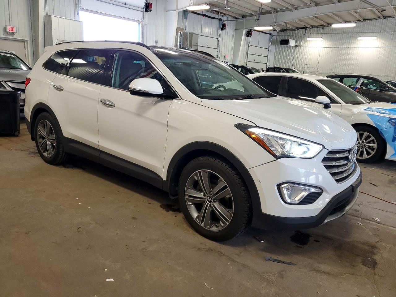 2015 Hyundai Santa Fe Limited White vin: KM8SRDHF9FU121136