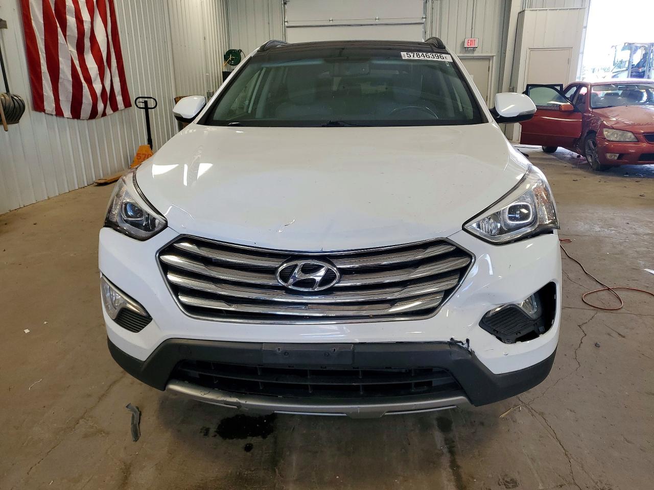 2015 Hyundai Santa Fe Limited White vin: KM8SRDHF9FU121136