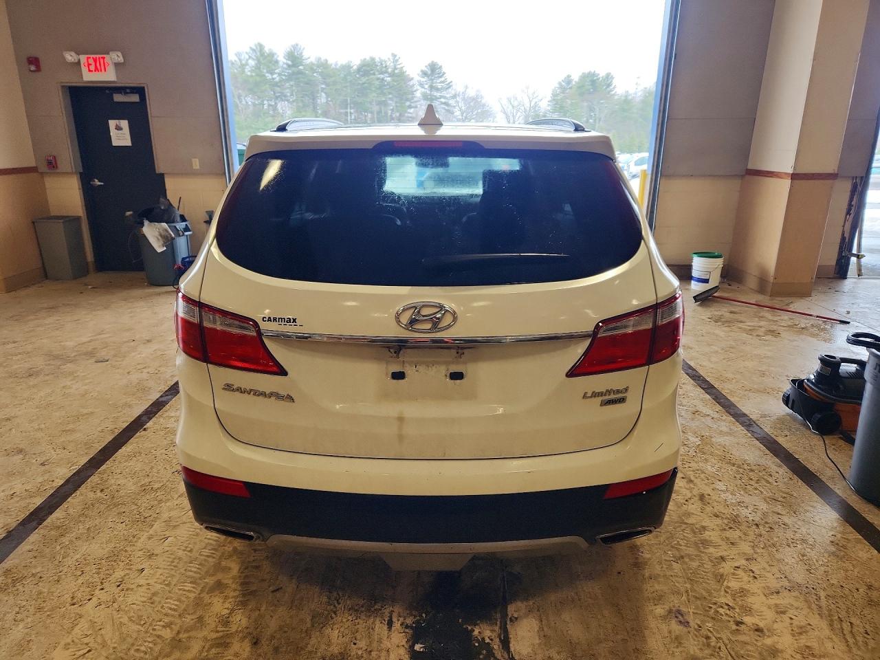 2013 Hyundai Santa Fe Limited White vin: KM8SRDHFXDU004503