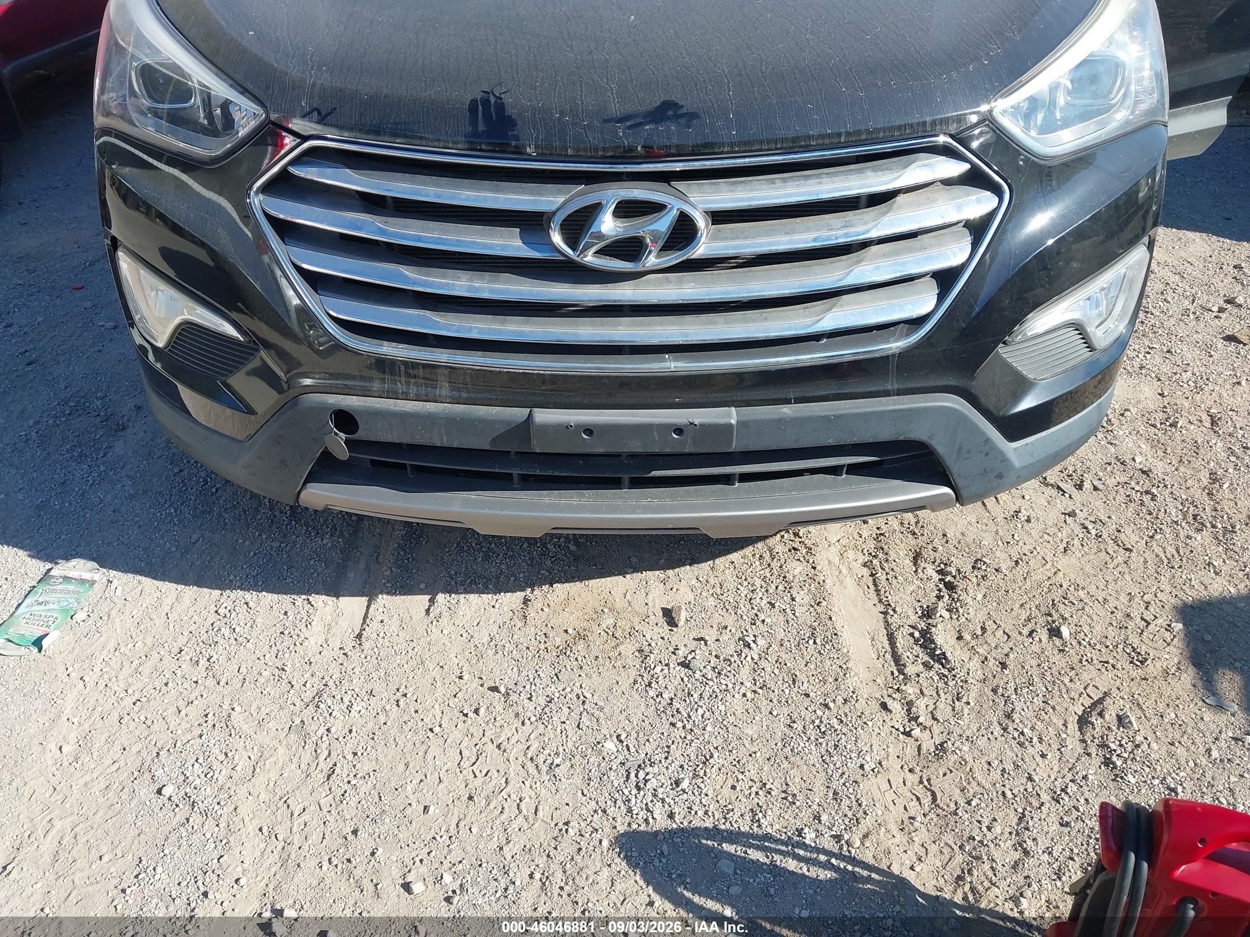 2014 Hyundai Santa Fe Limited Black vin: KM8SRDHFXEU066565