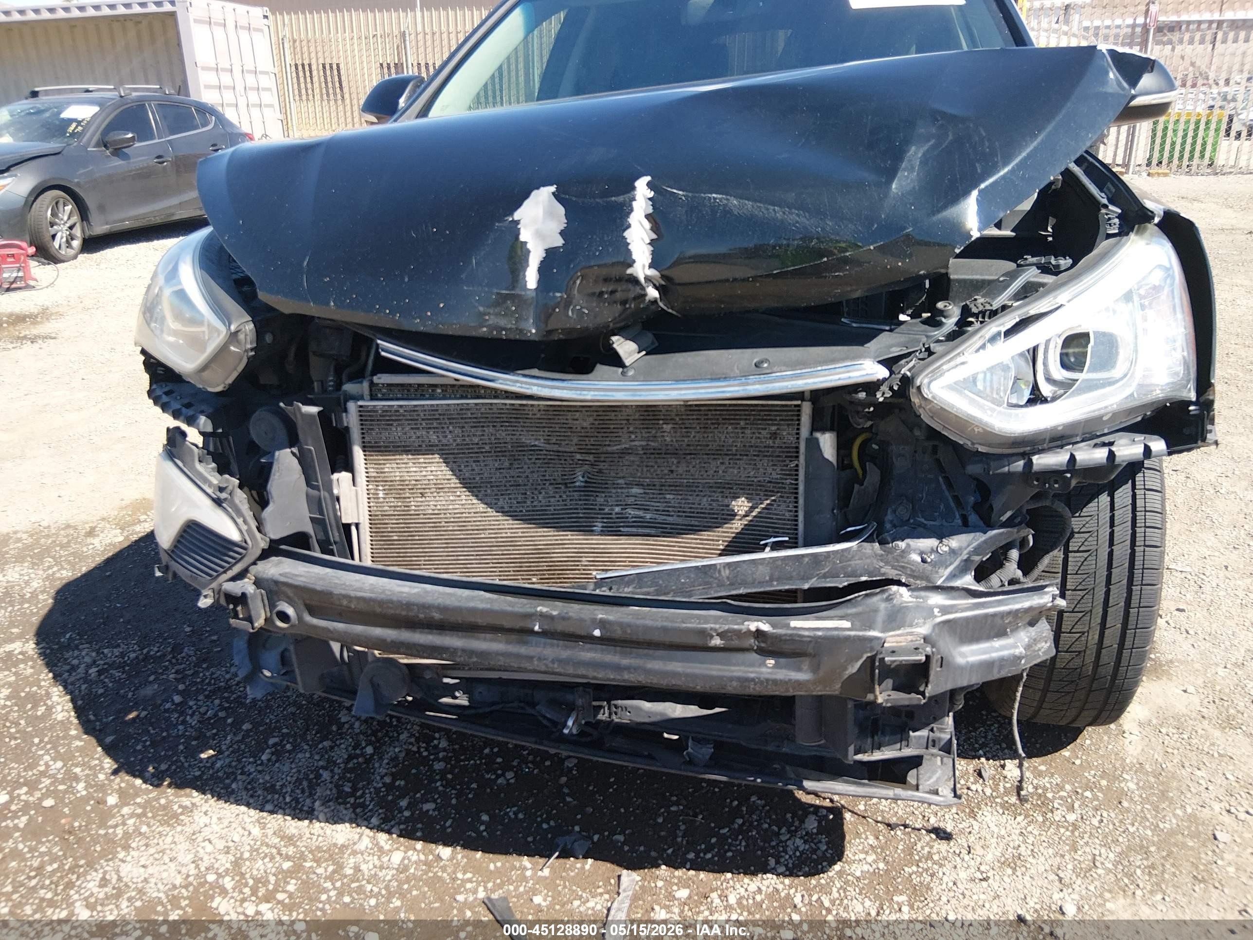 2014 Hyundai Santa Fe Limited Черный vin: KM8SRDHFXEU081051