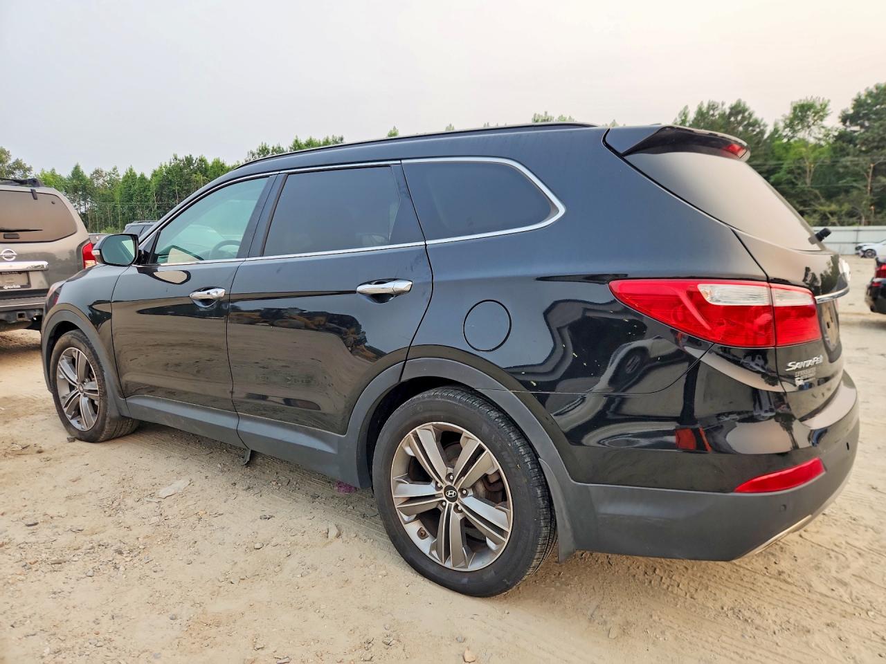 2014 Hyundai Santa Fe Gls Black vin: KM8SRDHFXEU085813