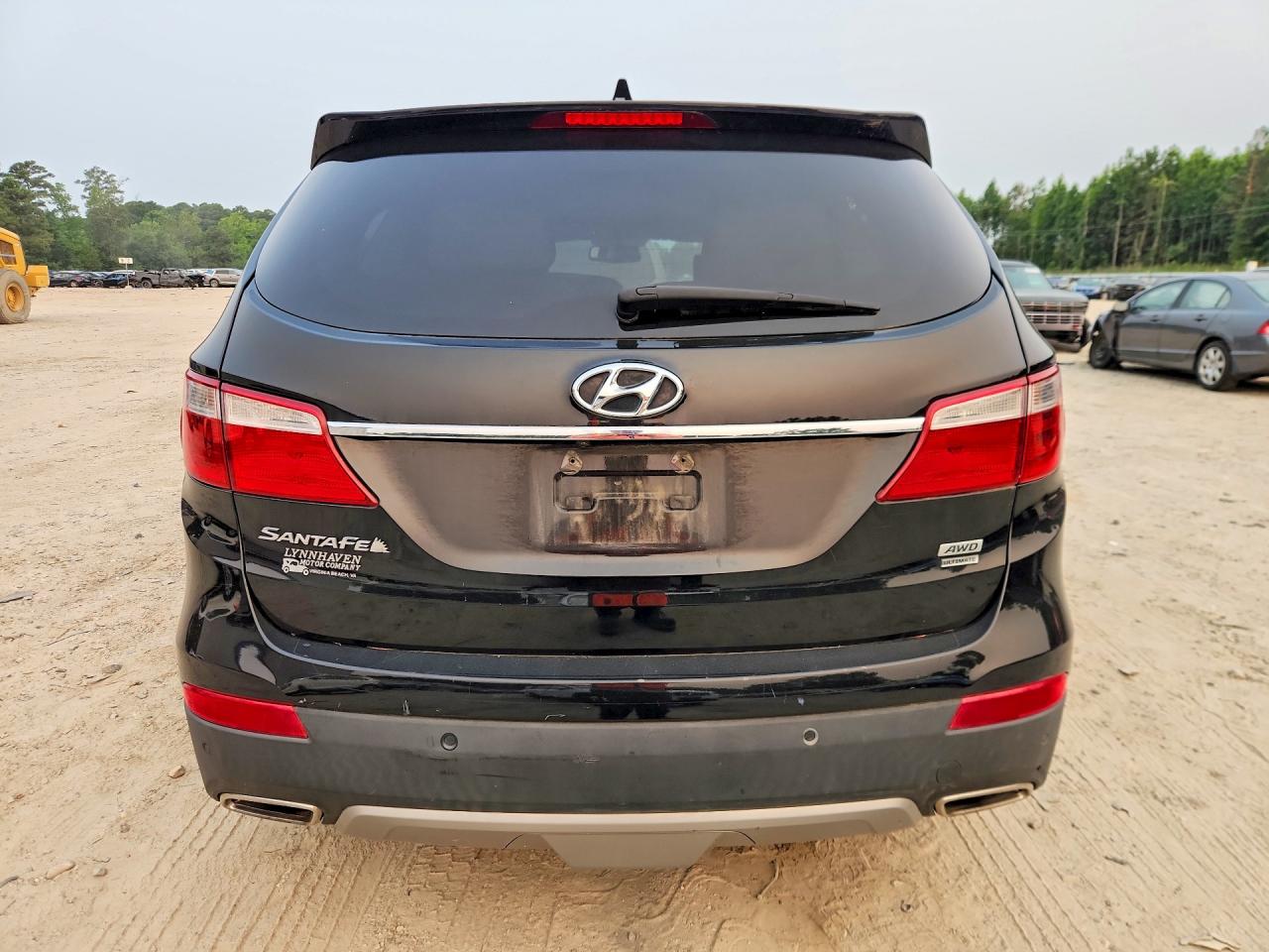 2014 Hyundai Santa Fe Gls Black vin: KM8SRDHFXEU085813