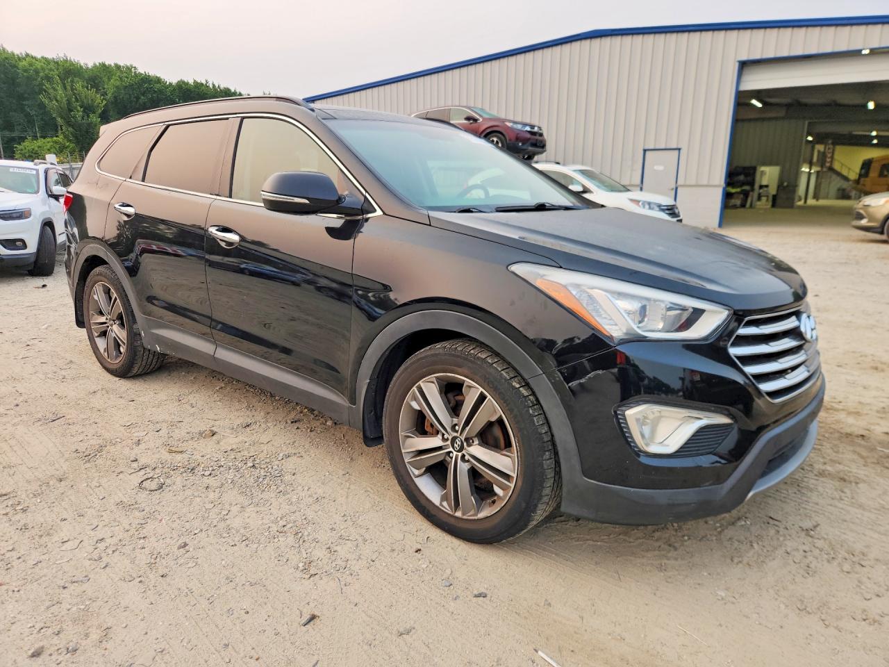 2014 Hyundai Santa Fe Gls Black vin: KM8SRDHFXEU085813