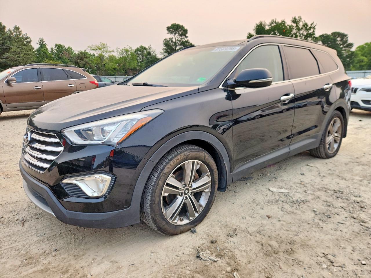 2014 Hyundai Santa Fe Gls Black vin: KM8SRDHFXEU085813
