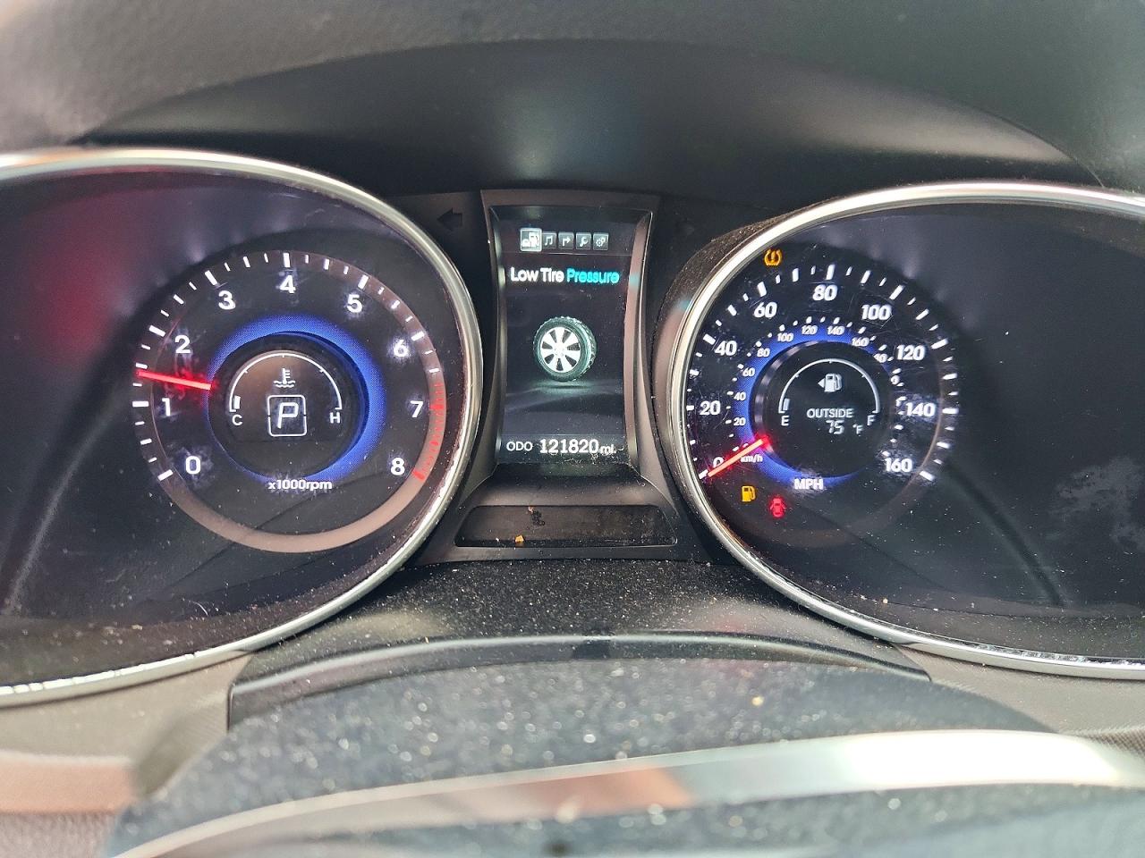 2014 Hyundai Santa Fe Gls Black vin: KM8SRDHFXEU085813