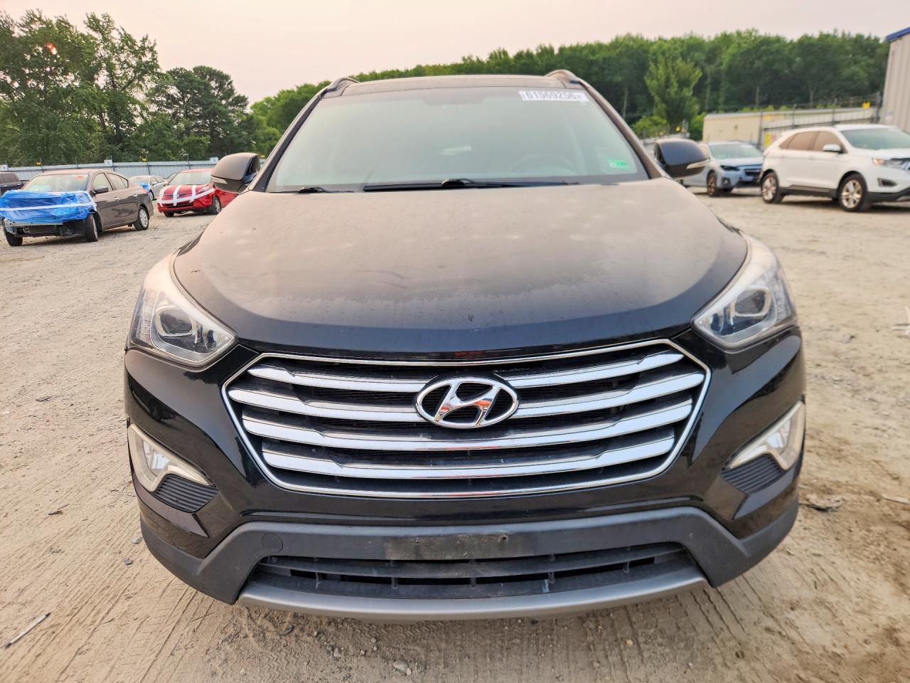 2014 Hyundai Santa Fe Gls Black vin: KM8SRDHFXEU085813