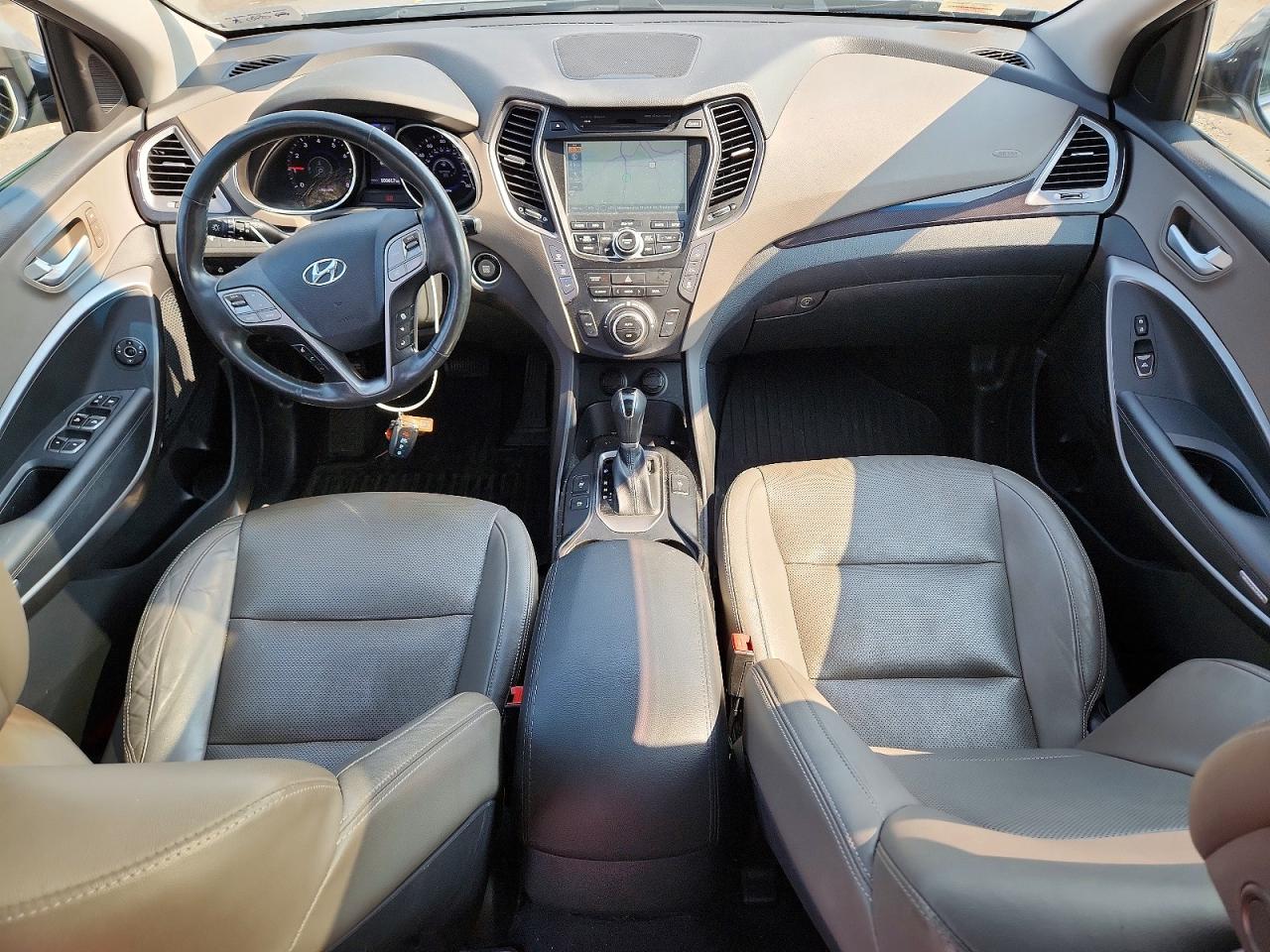 2015 Hyundai Santa Fe Limited Silver vin: KM8SRDHFXFU104667