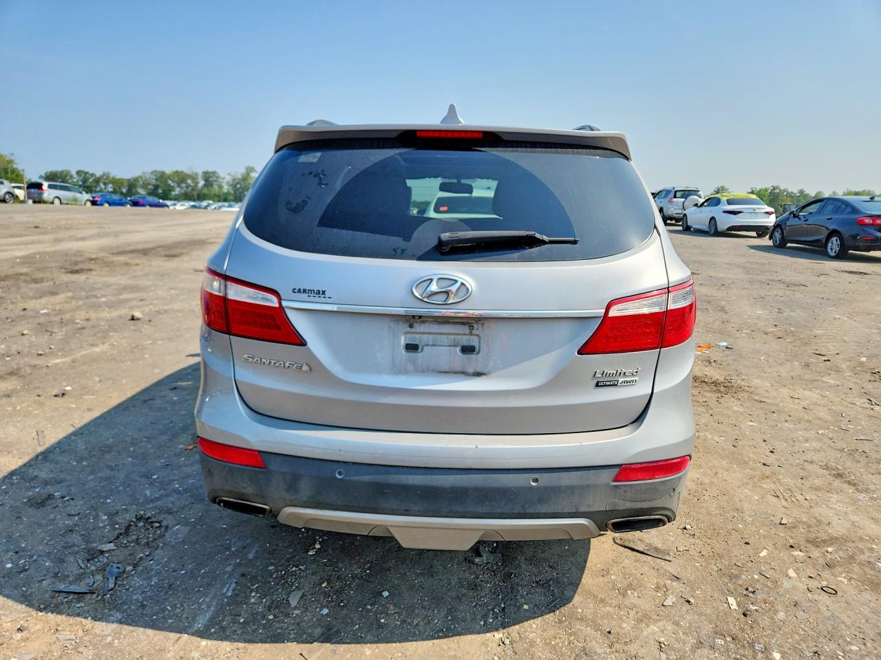 2015 Hyundai Santa Fe Limited Silver vin: KM8SRDHFXFU104667