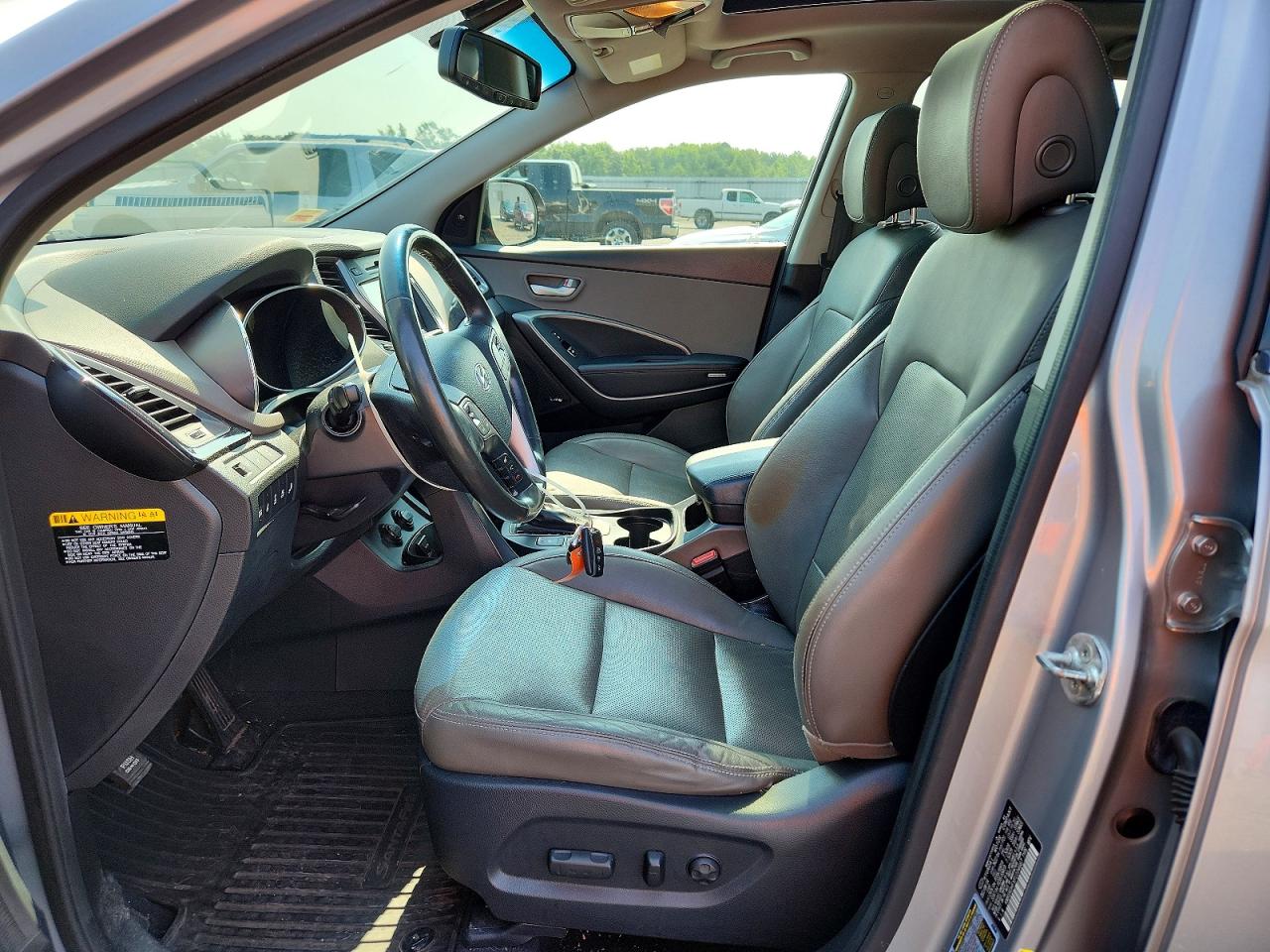 2015 Hyundai Santa Fe Limited Silver vin: KM8SRDHFXFU104667