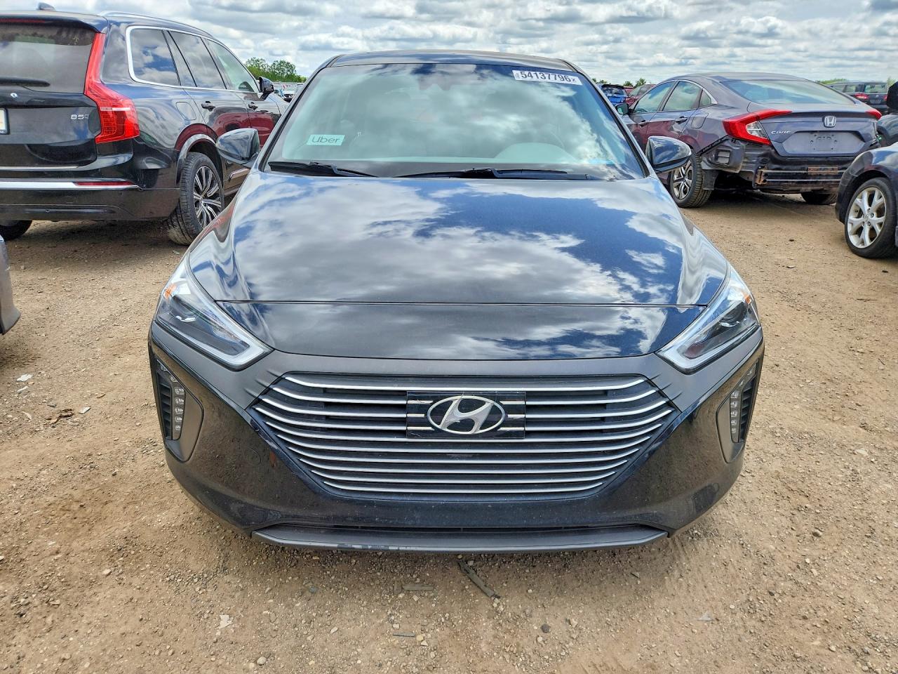 2018 Hyundai Ioniq Limited Черный vin: KMHC05LC0JU072208