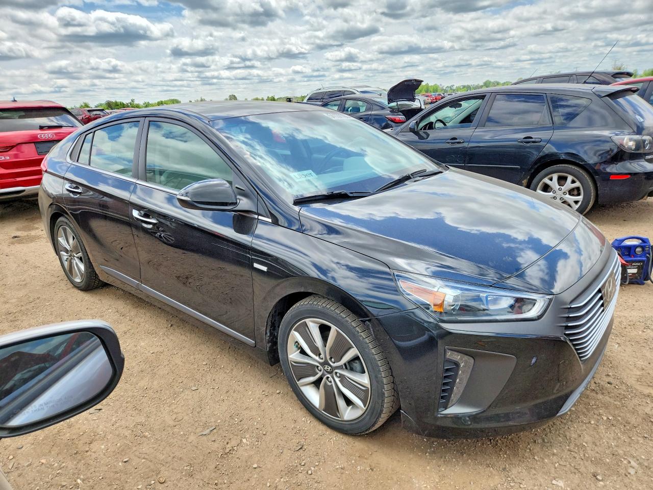 2018 Hyundai Ioniq Limited Черный vin: KMHC05LC0JU072208