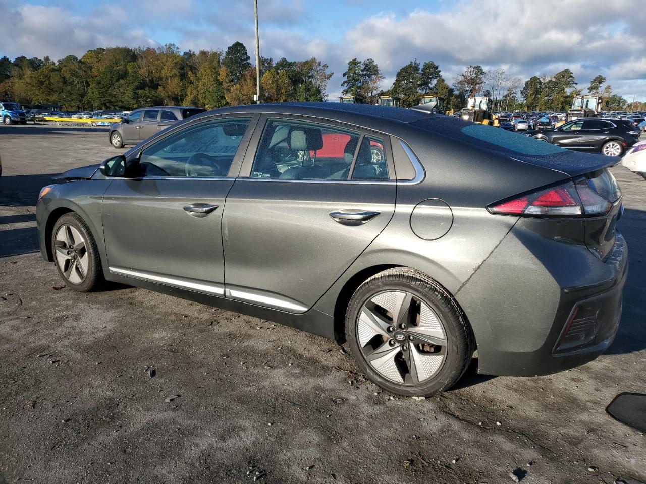 2022 Hyundai Ioniq Limited Gray vin: KMHC05LC0NU266436