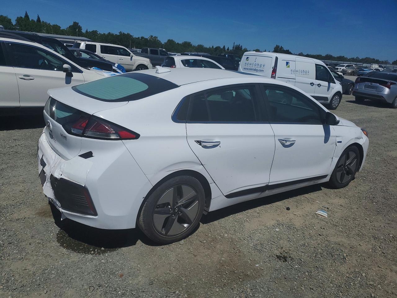 2020 Hyundai Ioniq Limited Белый vin: KMHC05LC4LU235140
