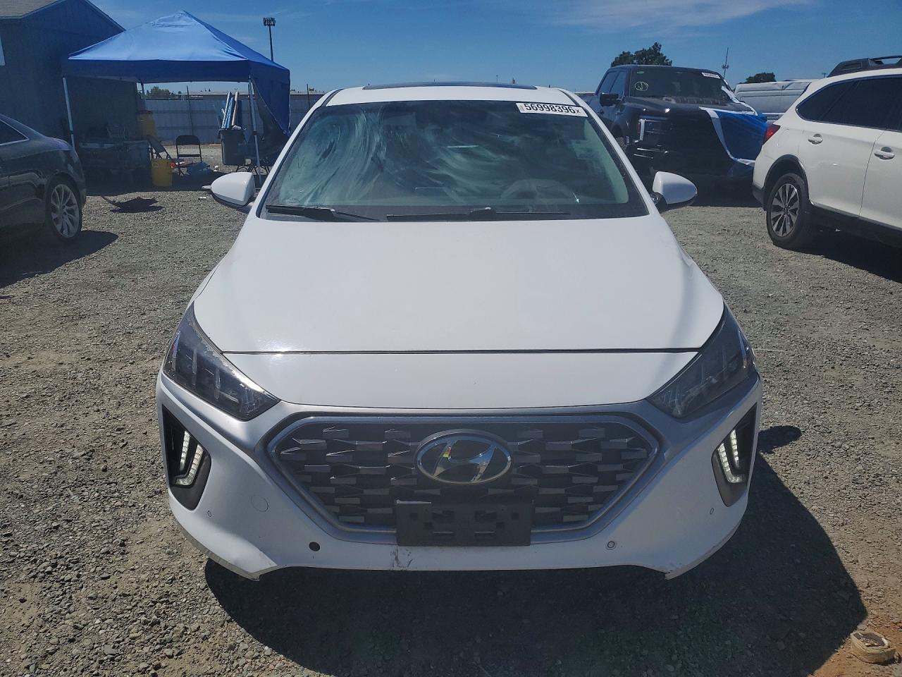 2020 Hyundai Ioniq Limited Белый vin: KMHC05LC4LU235140