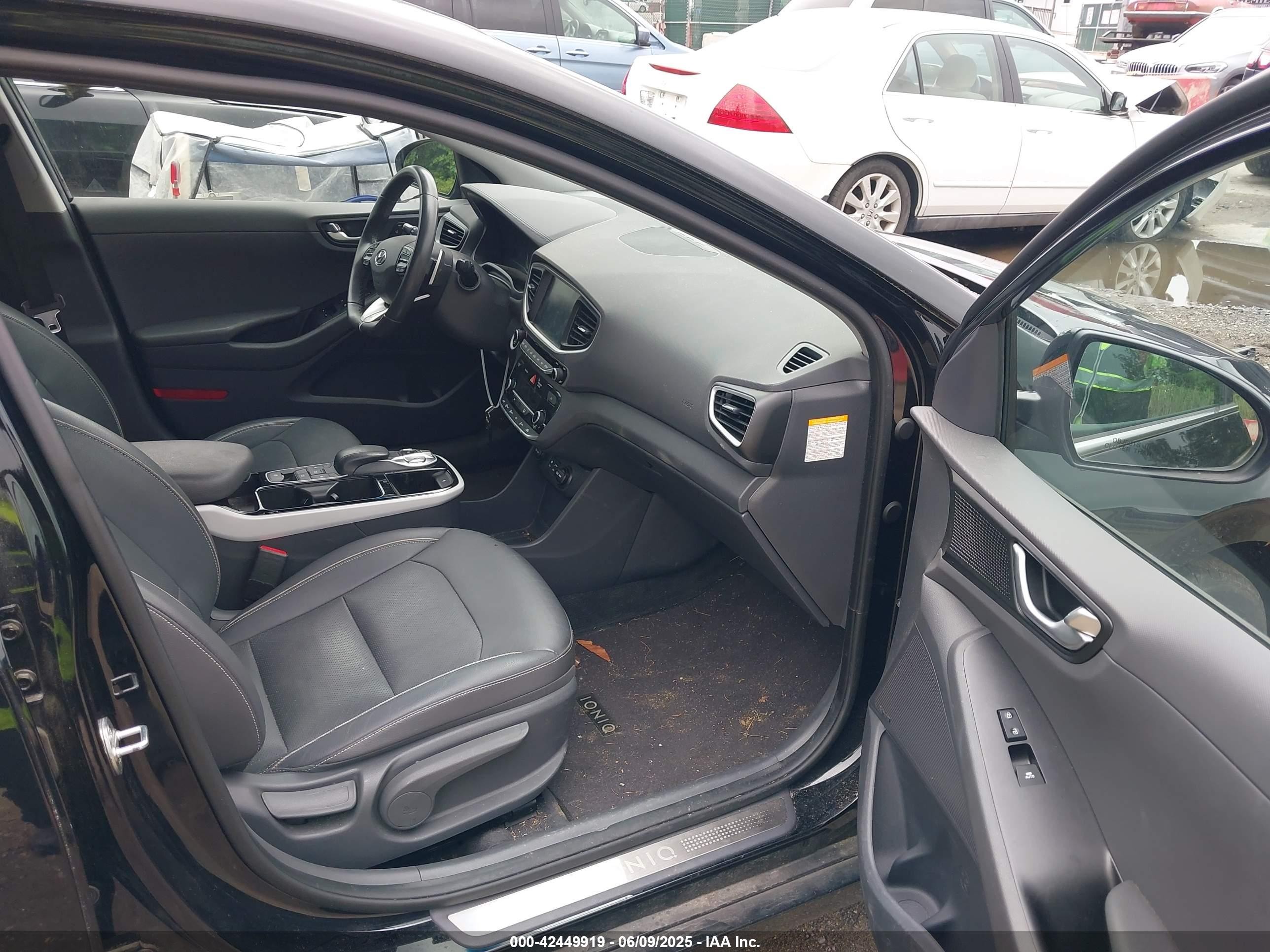 2019 Hyundai Ioniq Electric Limited Black vin: KMHC05LH1KU047265