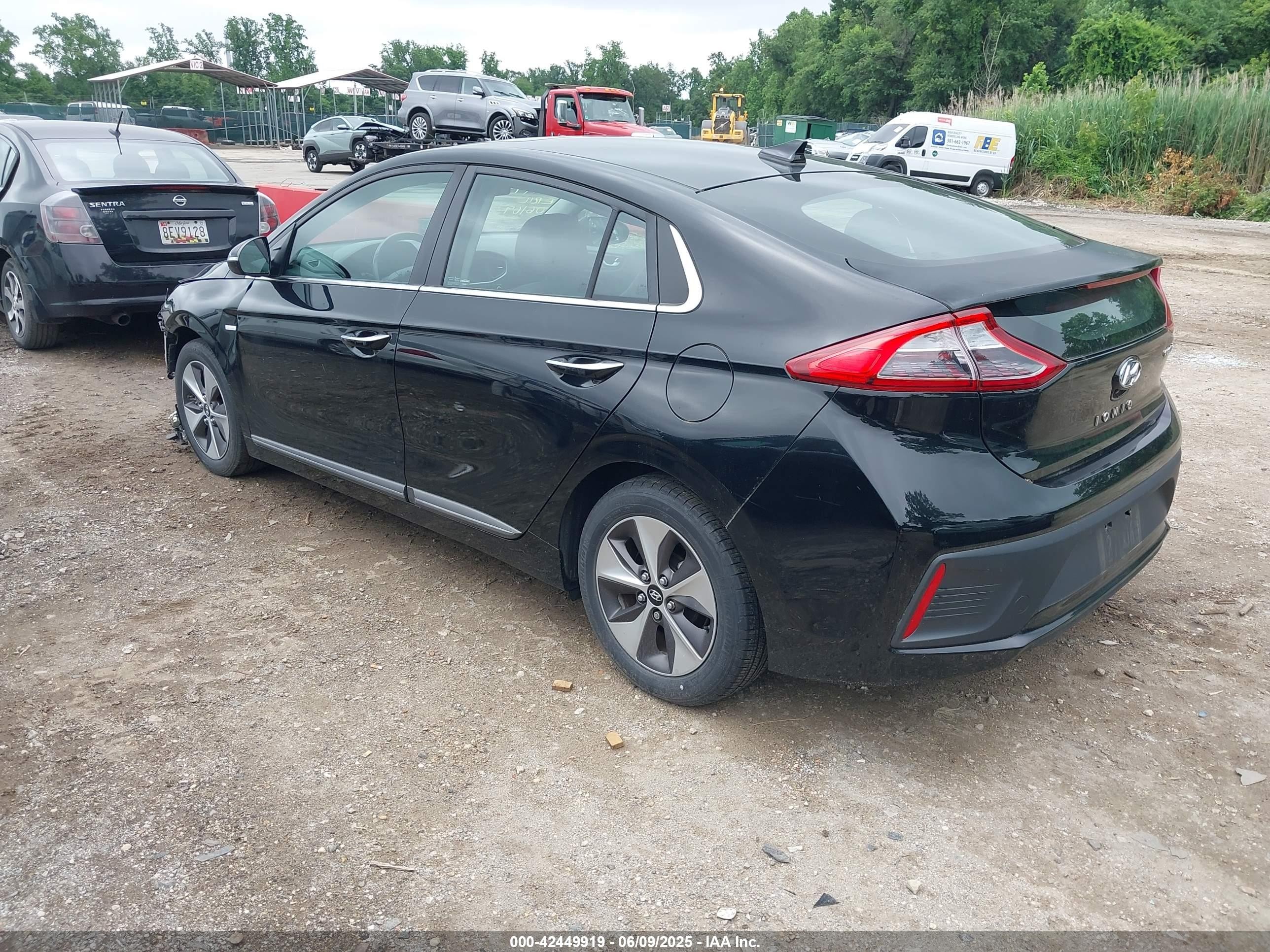 2019 Hyundai Ioniq Electric Limited Black vin: KMHC05LH1KU047265