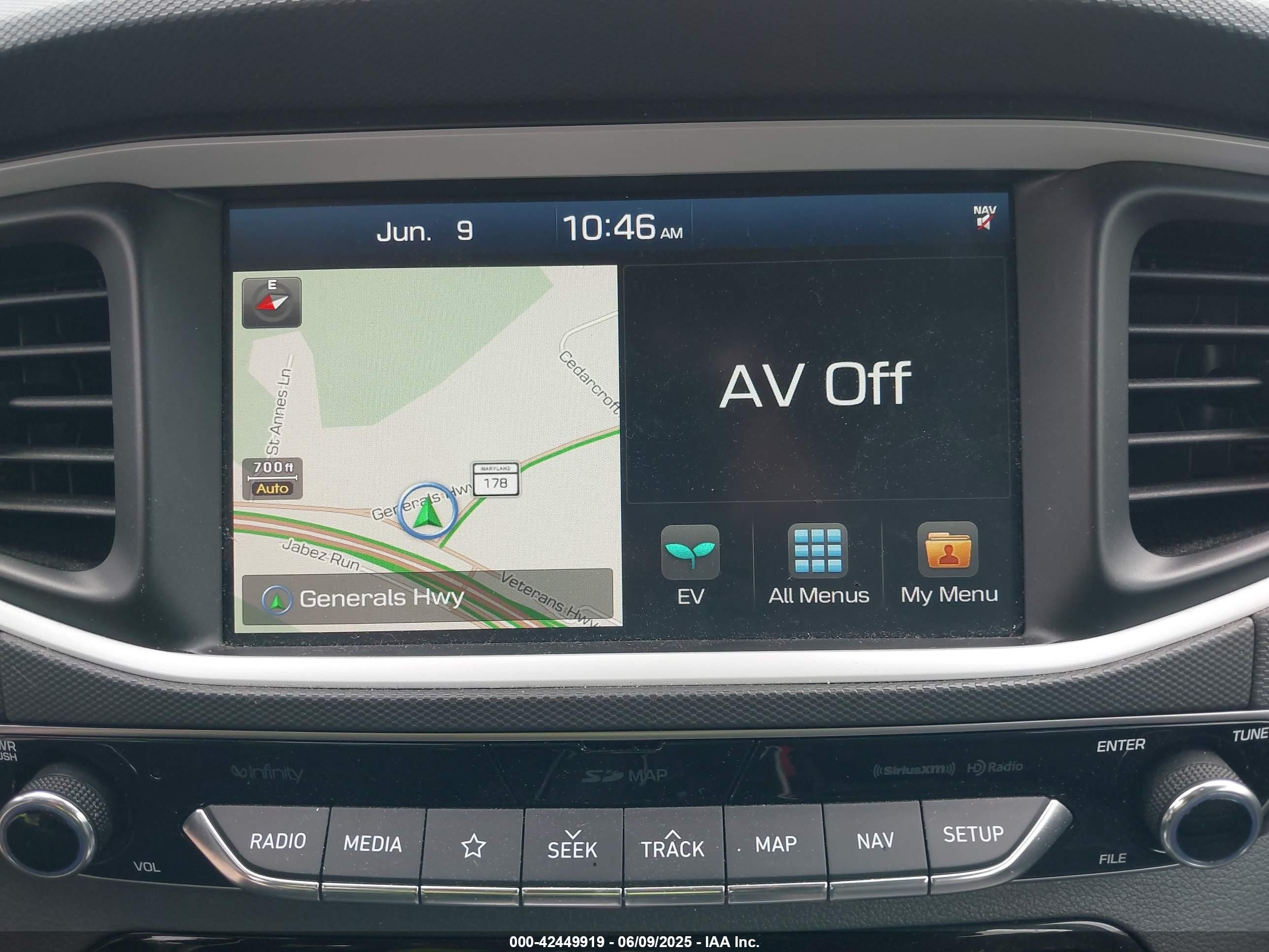 2019 Hyundai Ioniq Electric Limited Black vin: KMHC05LH1KU047265