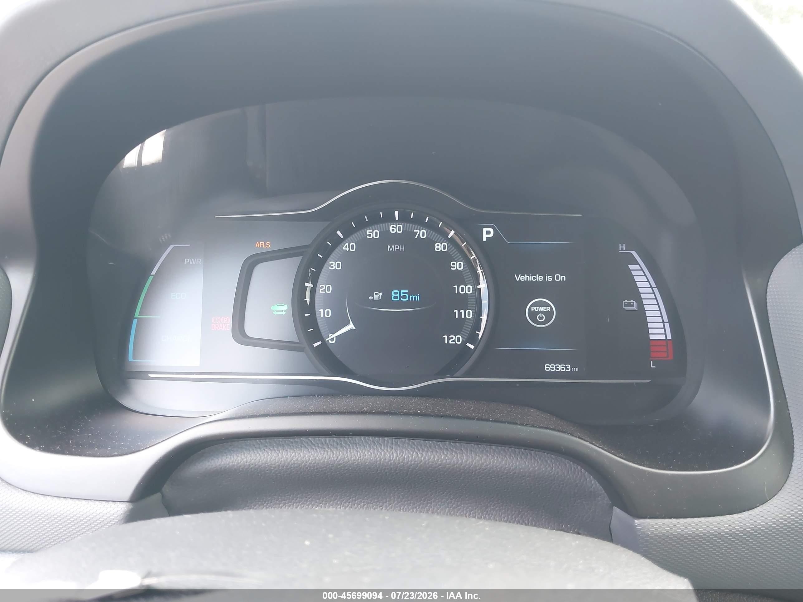 2019 Hyundai Ioniq Electric Limited Silver vin: KMHC05LH5KU044711