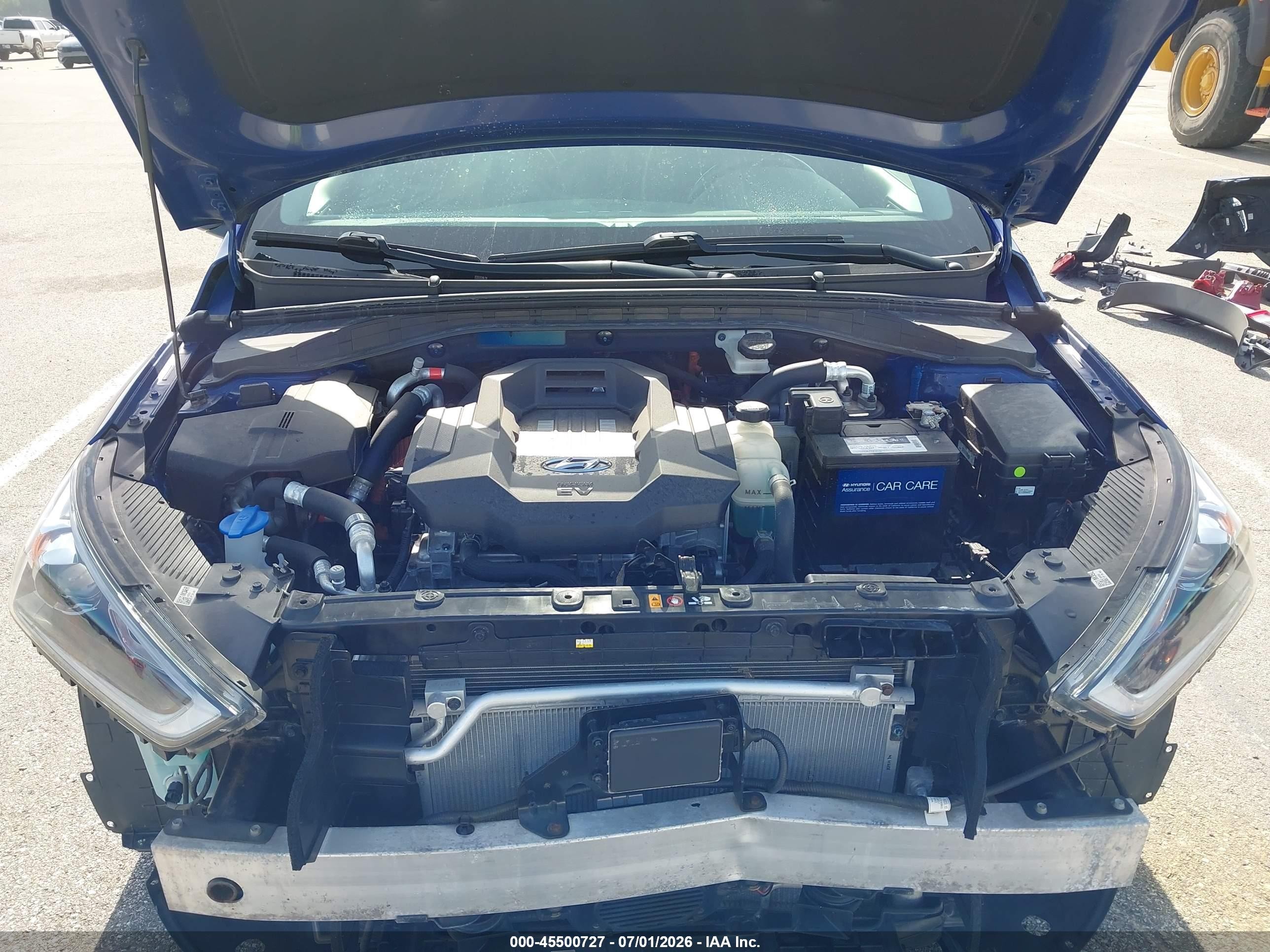 2019 Hyundai Ioniq Electric Limited Blue vin: KMHC05LHXKU044266