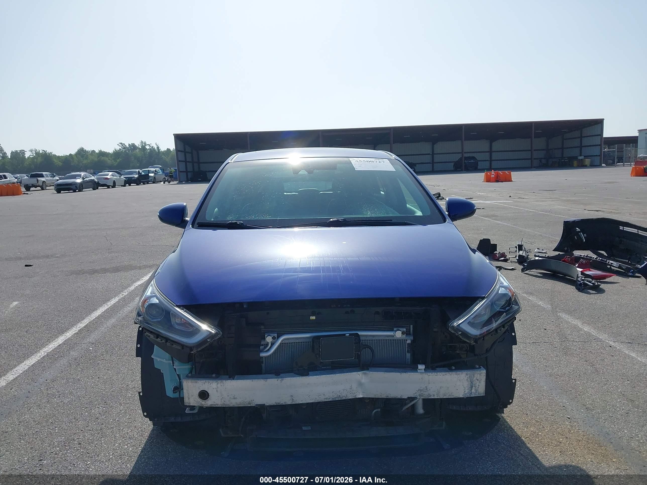 2019 Hyundai Ioniq Electric Limited Blue vin: KMHC05LHXKU044266