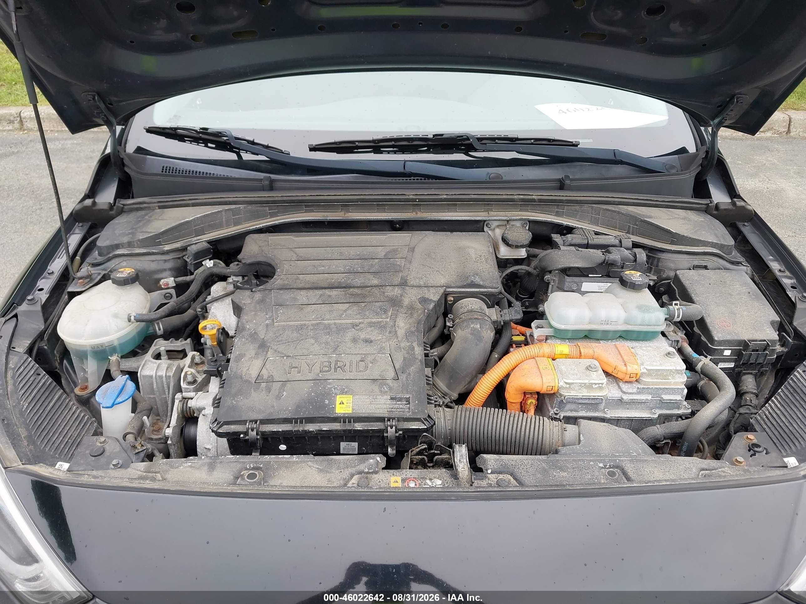 2019 Hyundai Ioniq Hybrid Blue Black vin: KMHC65LC0KU156576