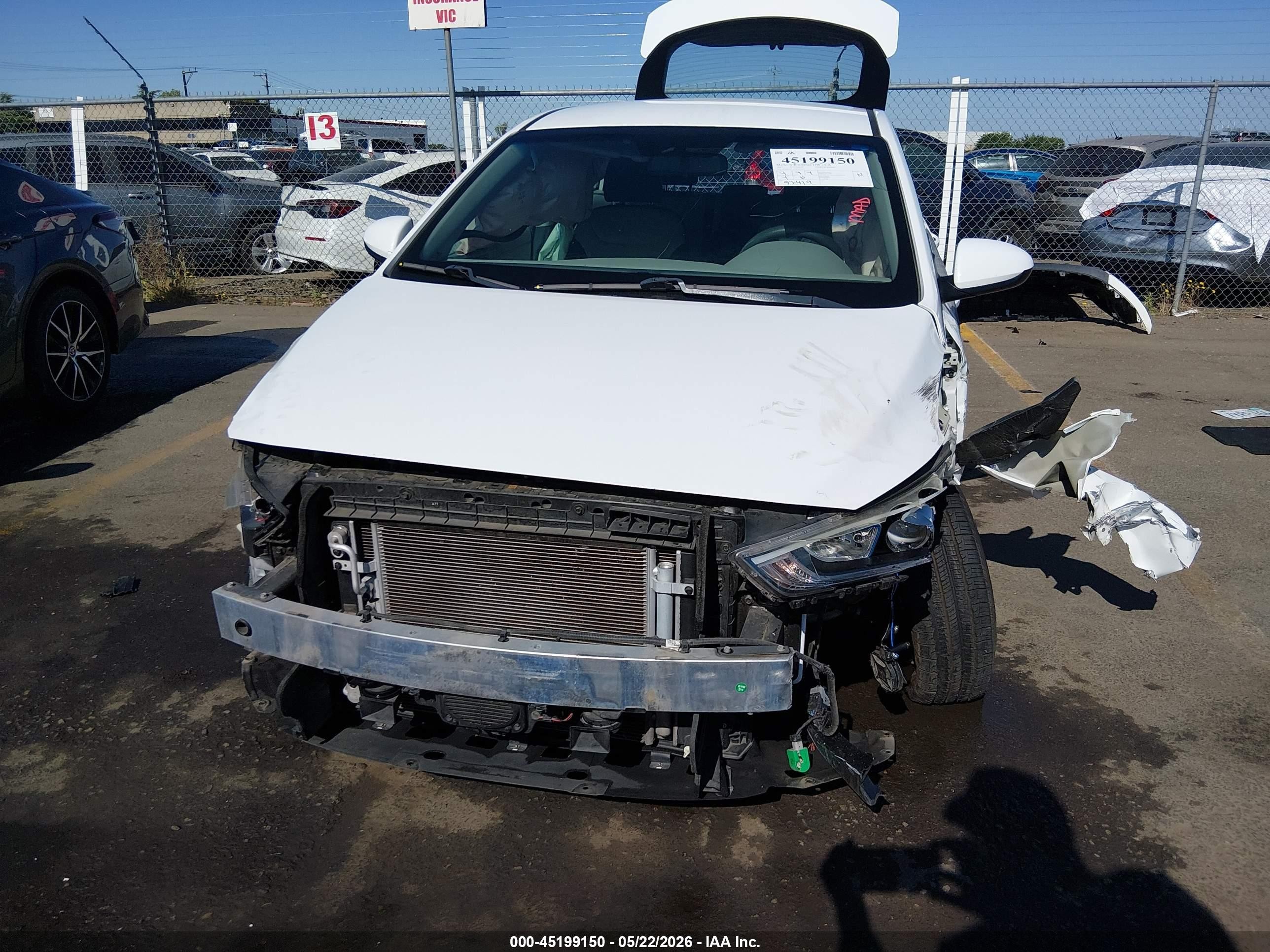 2017 Hyundai Ioniq Hybrid Blue White vin: KMHC65LC1HU022233