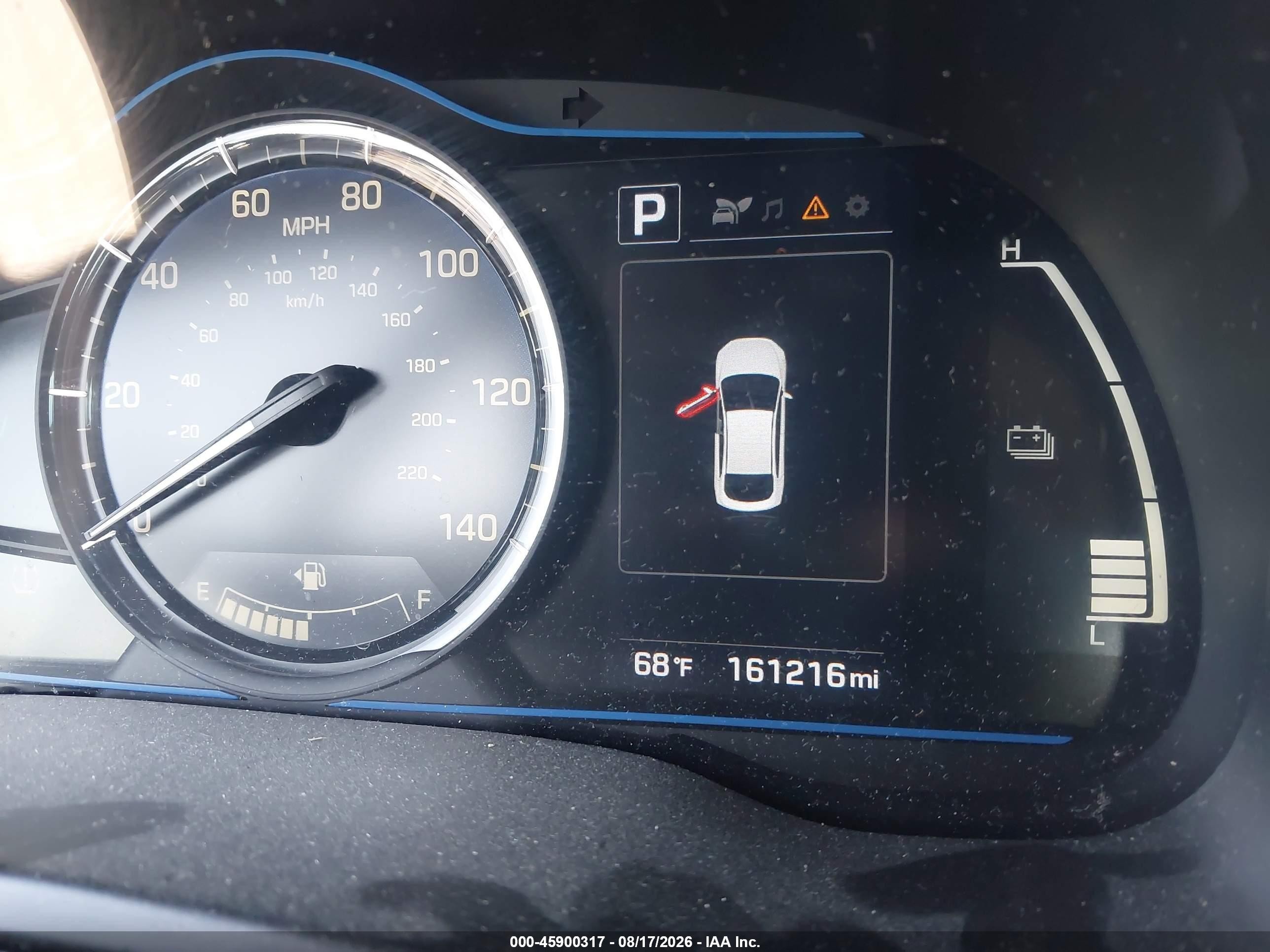2018 Hyundai Ioniq Hybrid Blue Gray vin: KMHC65LC1JU065797