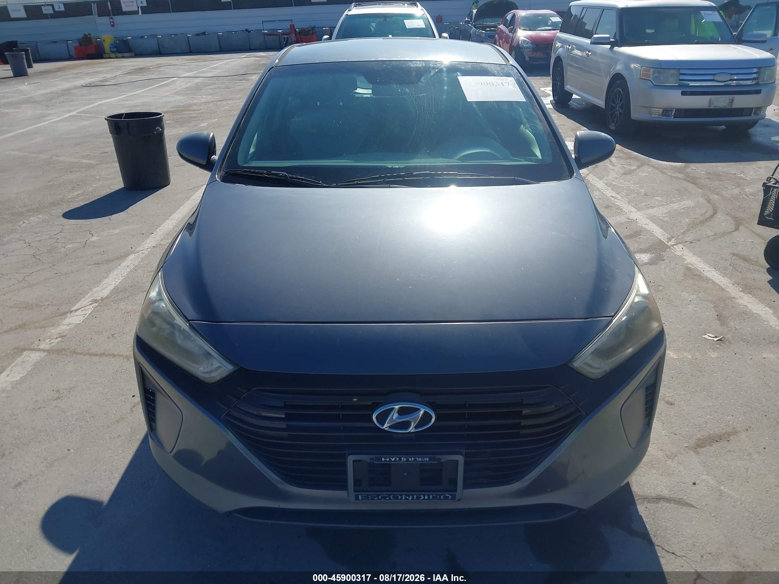 2018 Hyundai Ioniq Hybrid Blue Gray vin: KMHC65LC1JU065797