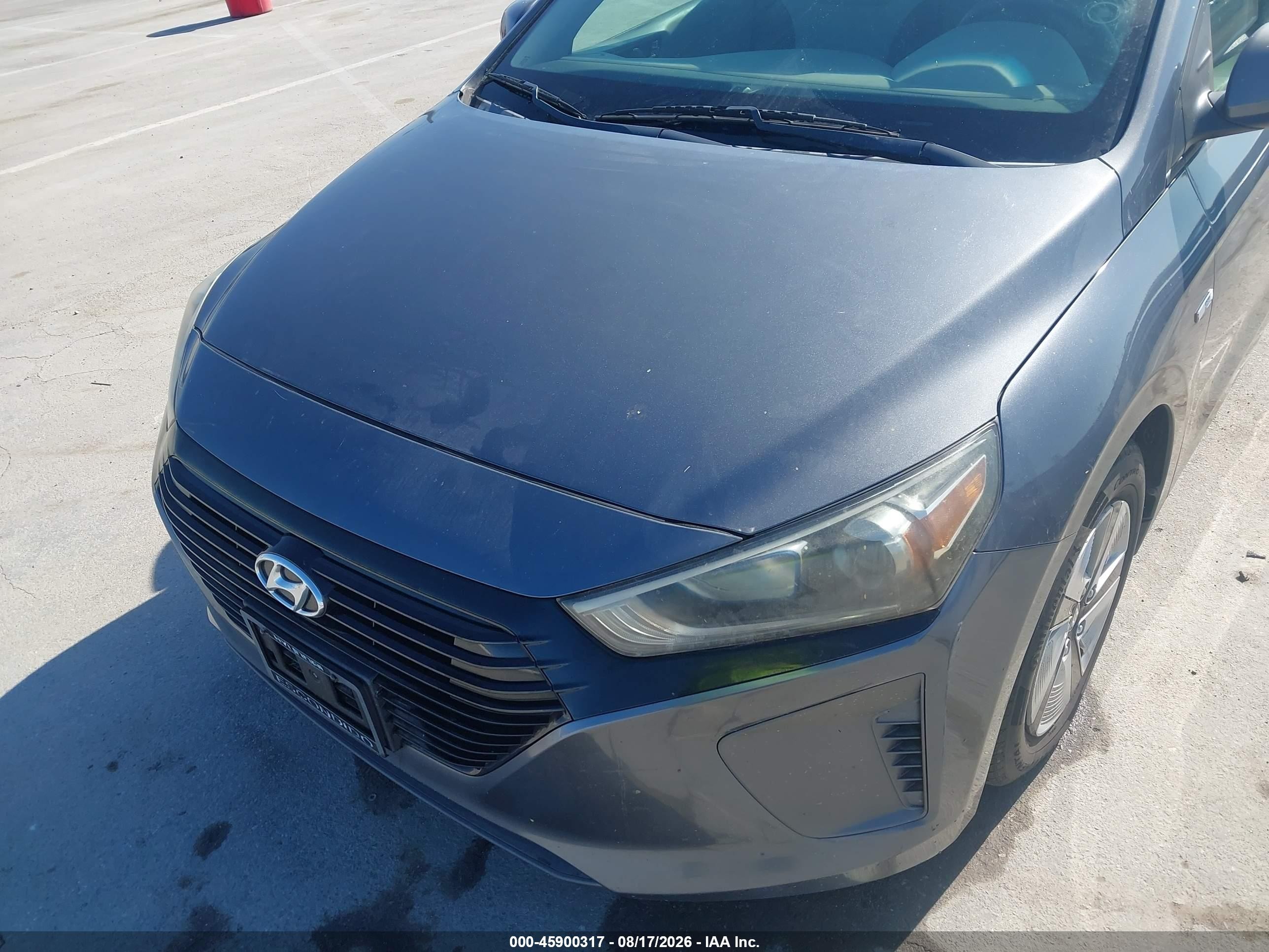 2018 Hyundai Ioniq Hybrid Blue Gray vin: KMHC65LC1JU065797