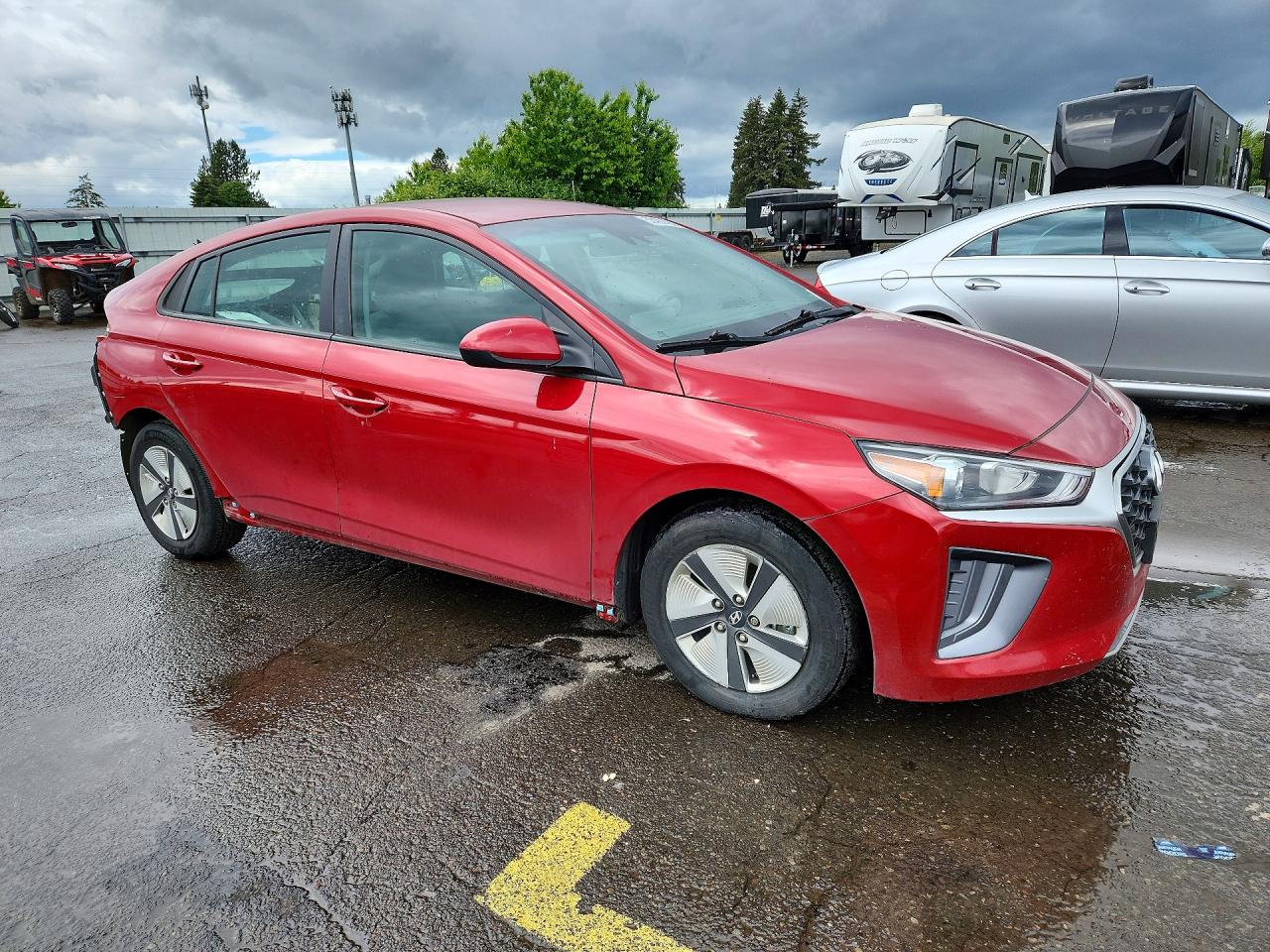 2022 Hyundai Ioniq Blue Red vin: KMHC65LC1NU267996