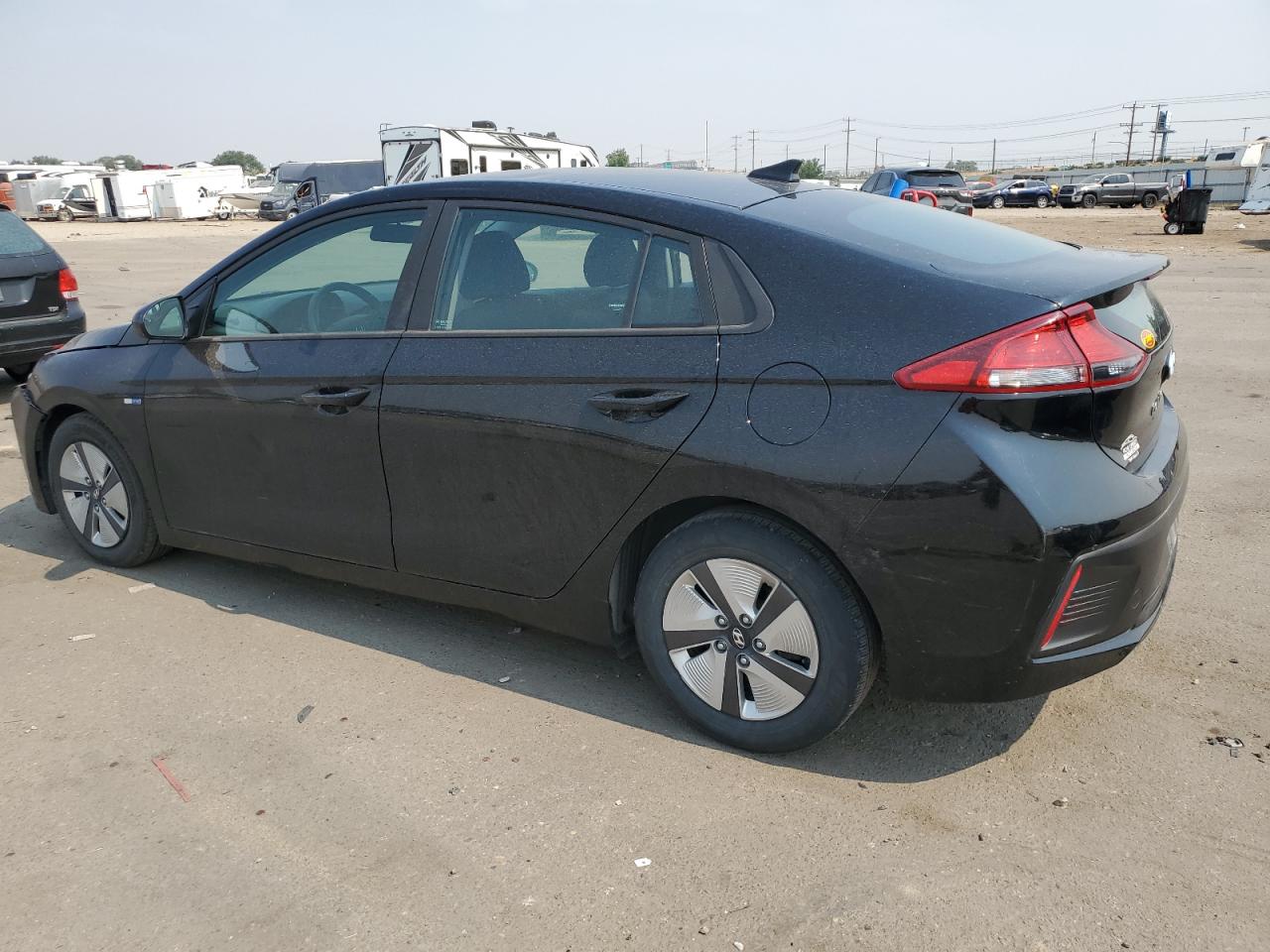 2018 Hyundai Ioniq Blue Black vin: KMHC65LC2JU087369