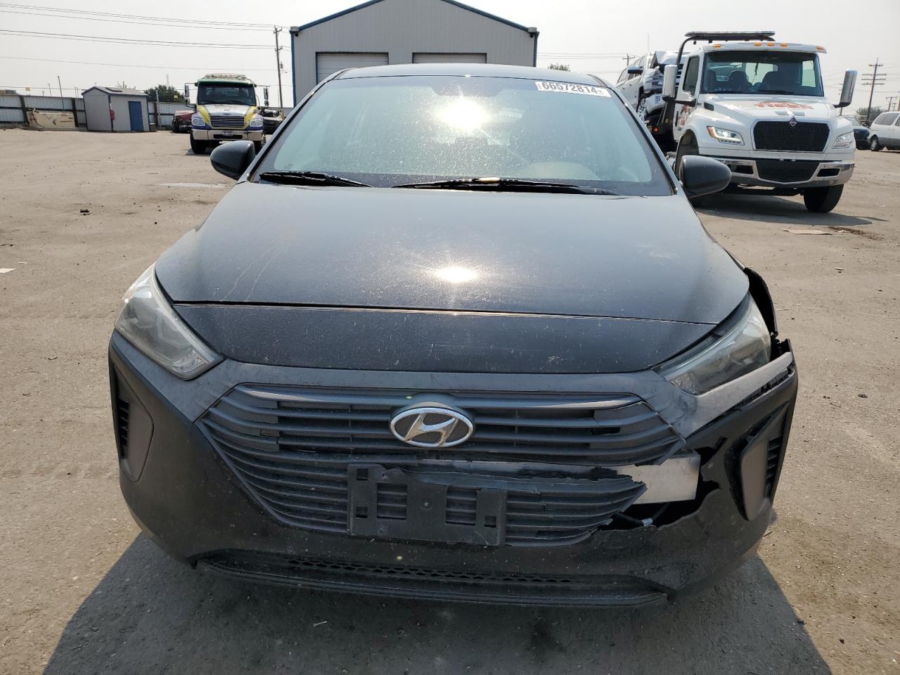2018 Hyundai Ioniq Blue Black vin: KMHC65LC2JU087369